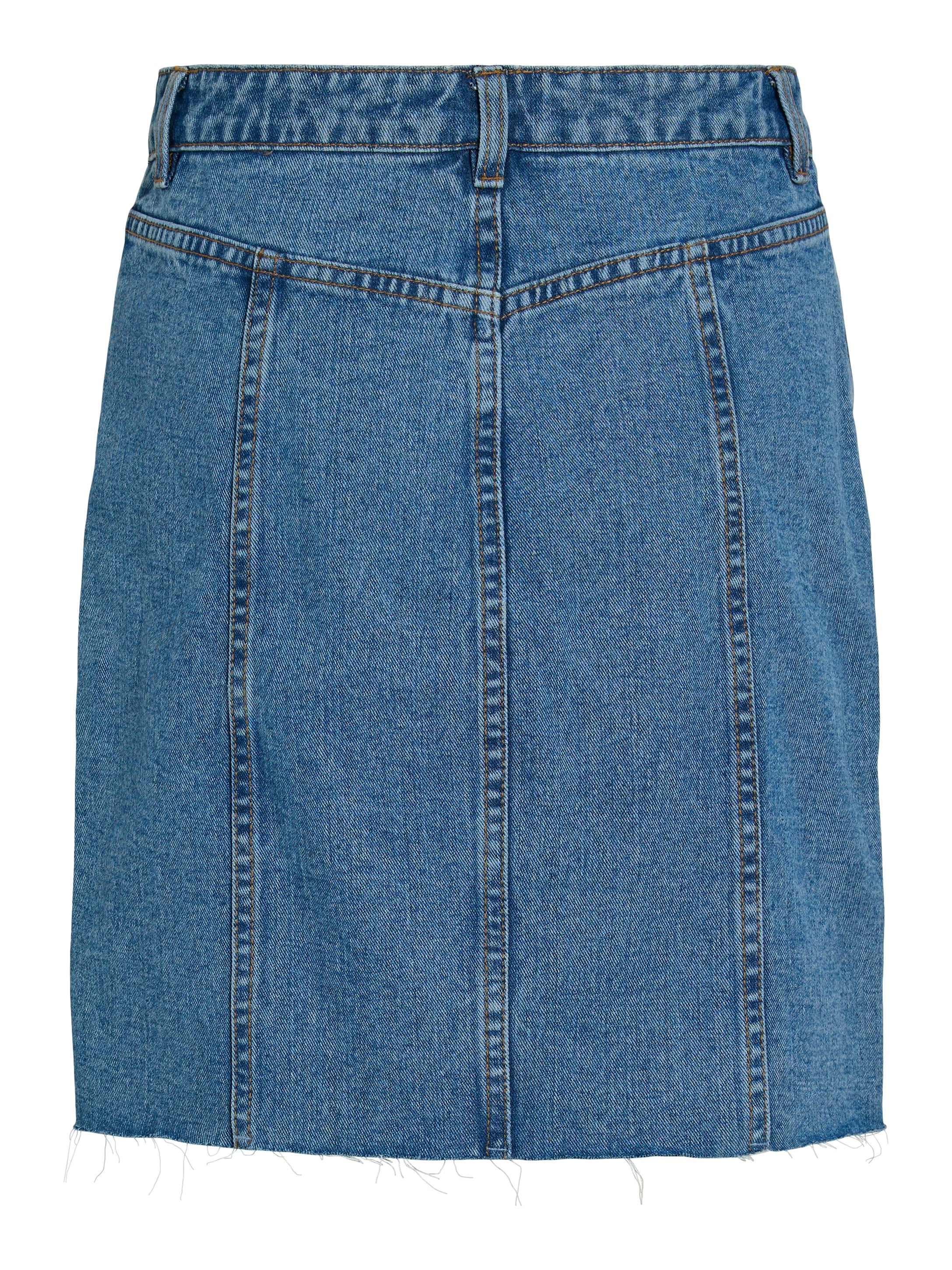 Jannie Denim Mini Skirt (Med Blue)