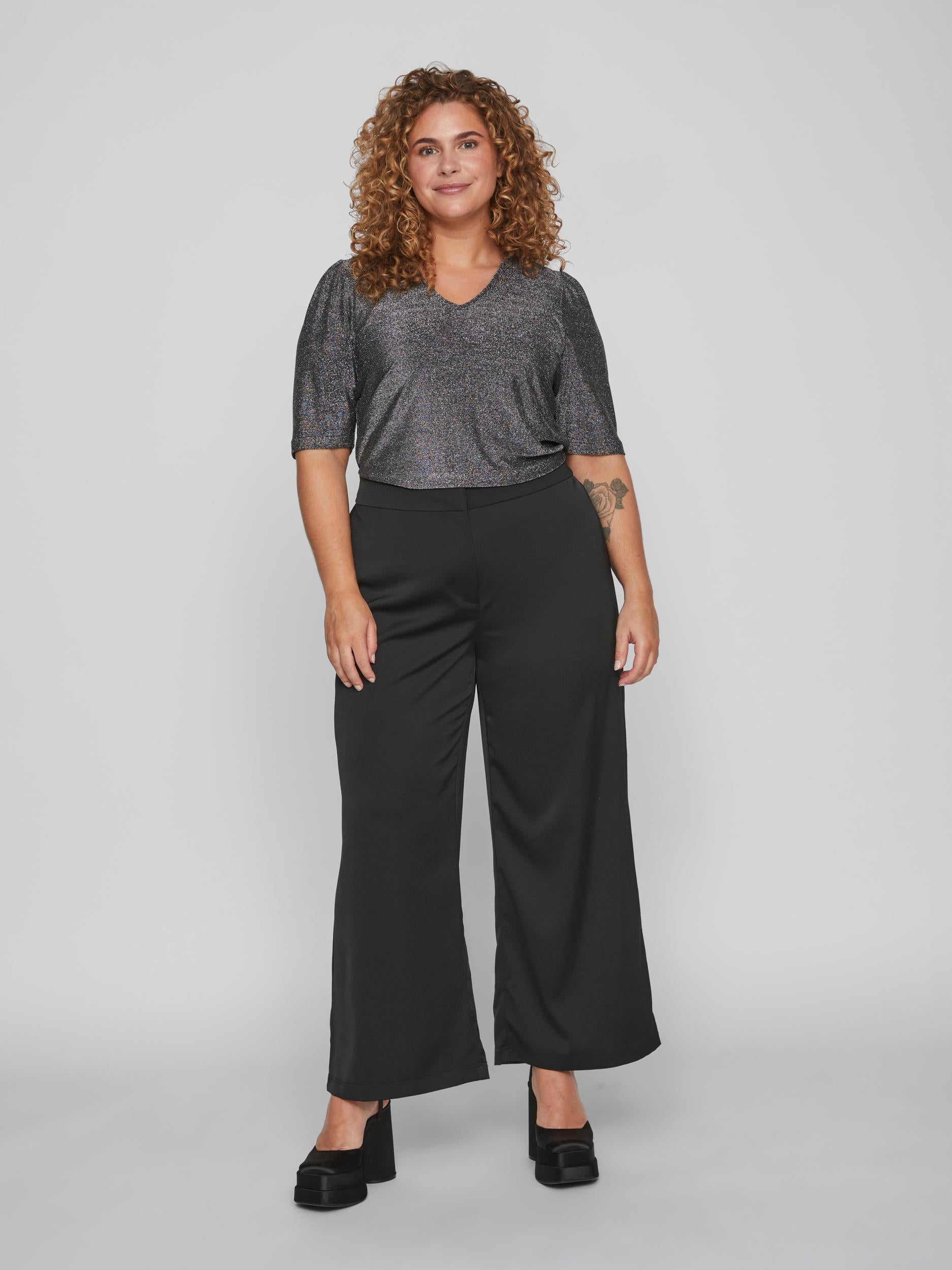 KAY HIGH WAISTED PANTS (BLACK)