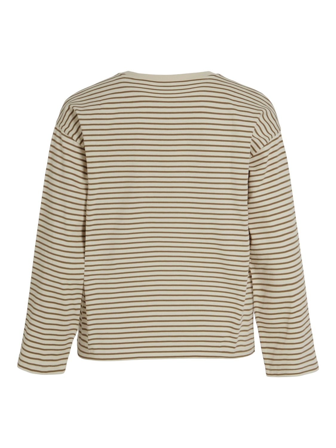 Sienna Long Sleeve Stripe Top (Gothic Olive/Birch)