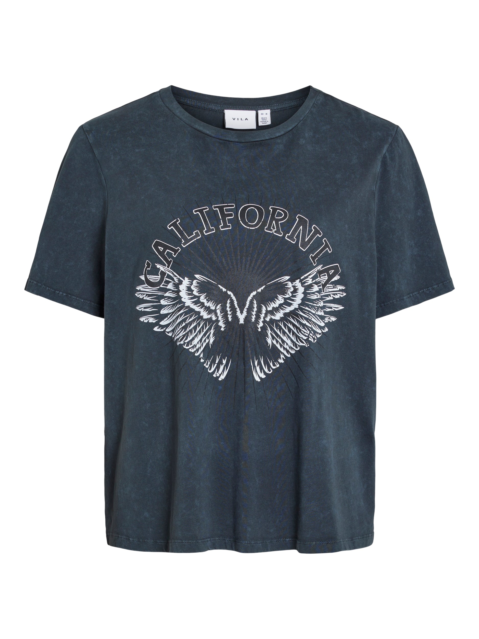 Viaro Slogan T-Shirt (Black)