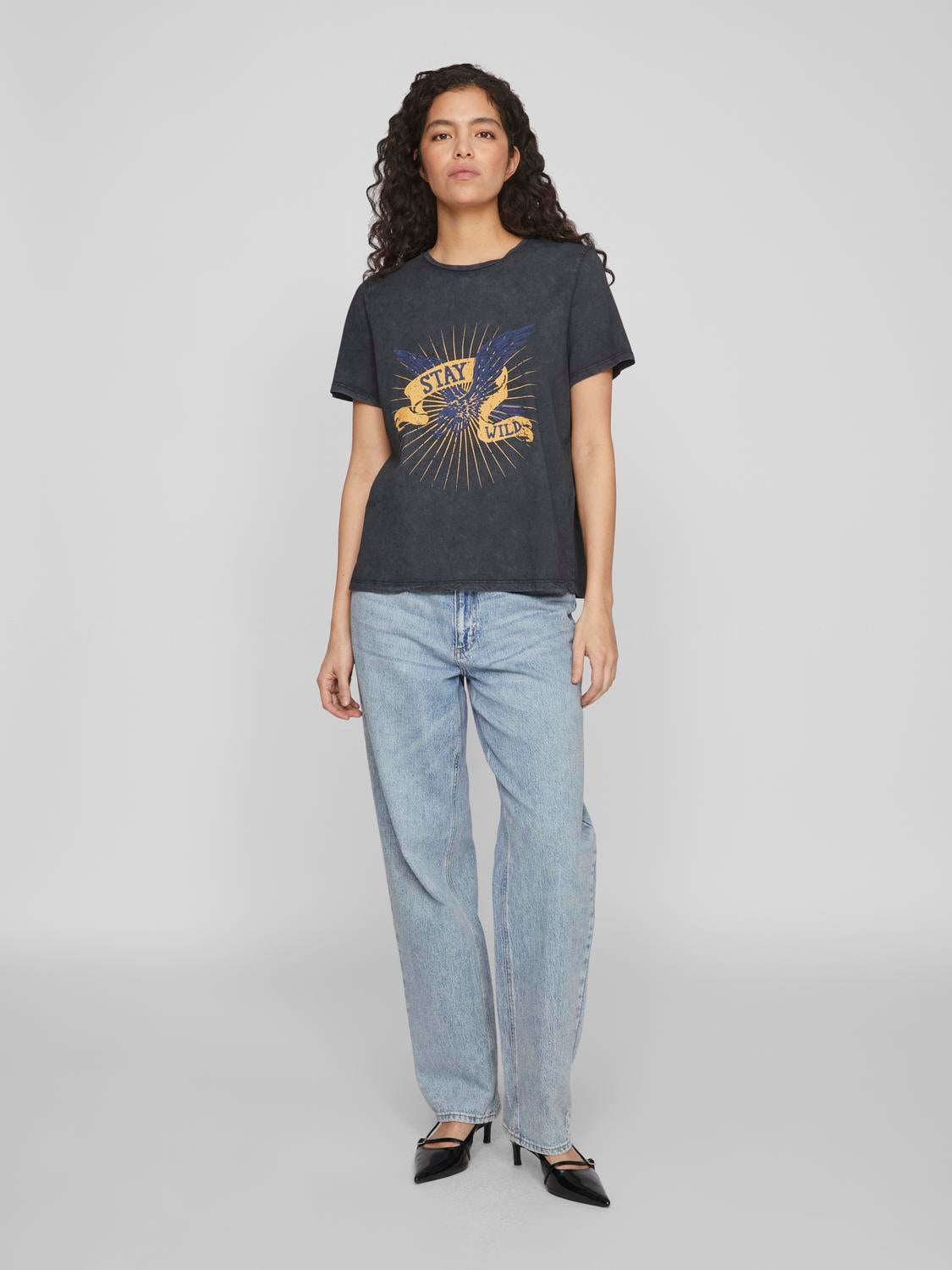 Arlow Slogan T-Shirt (Black)