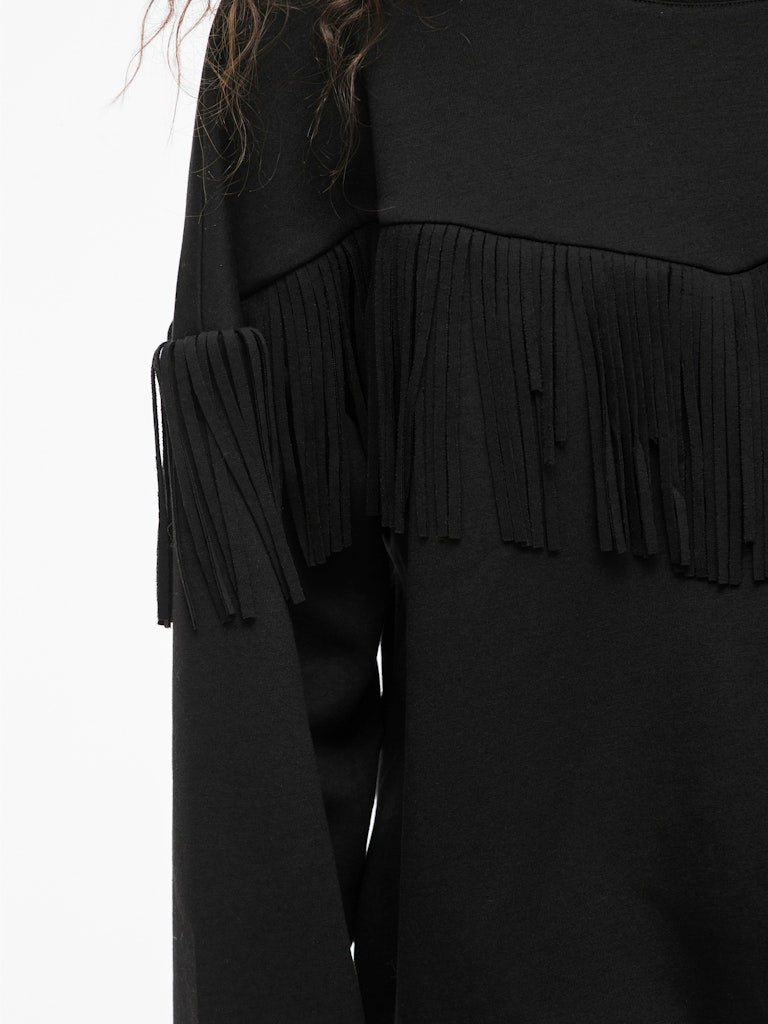 Fergie Fringe Sweater (Black Beauty)