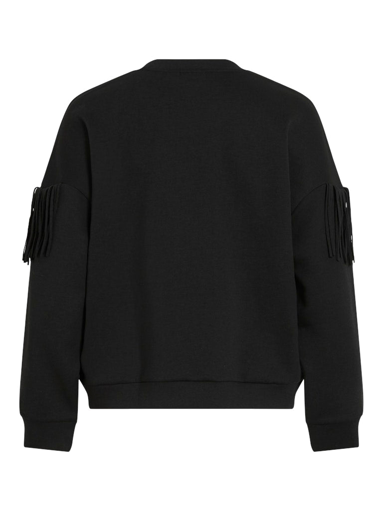 Fergie Fringe Sweater (Black Beauty)