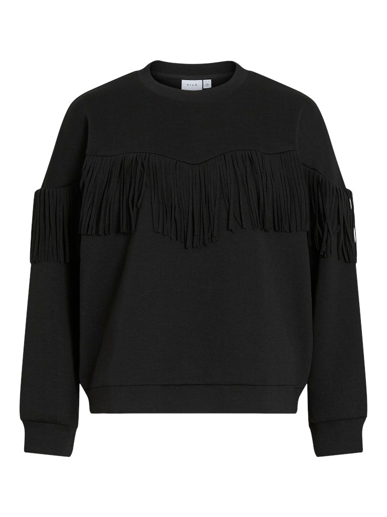 Fergie Fringe Sweater (Black Beauty)