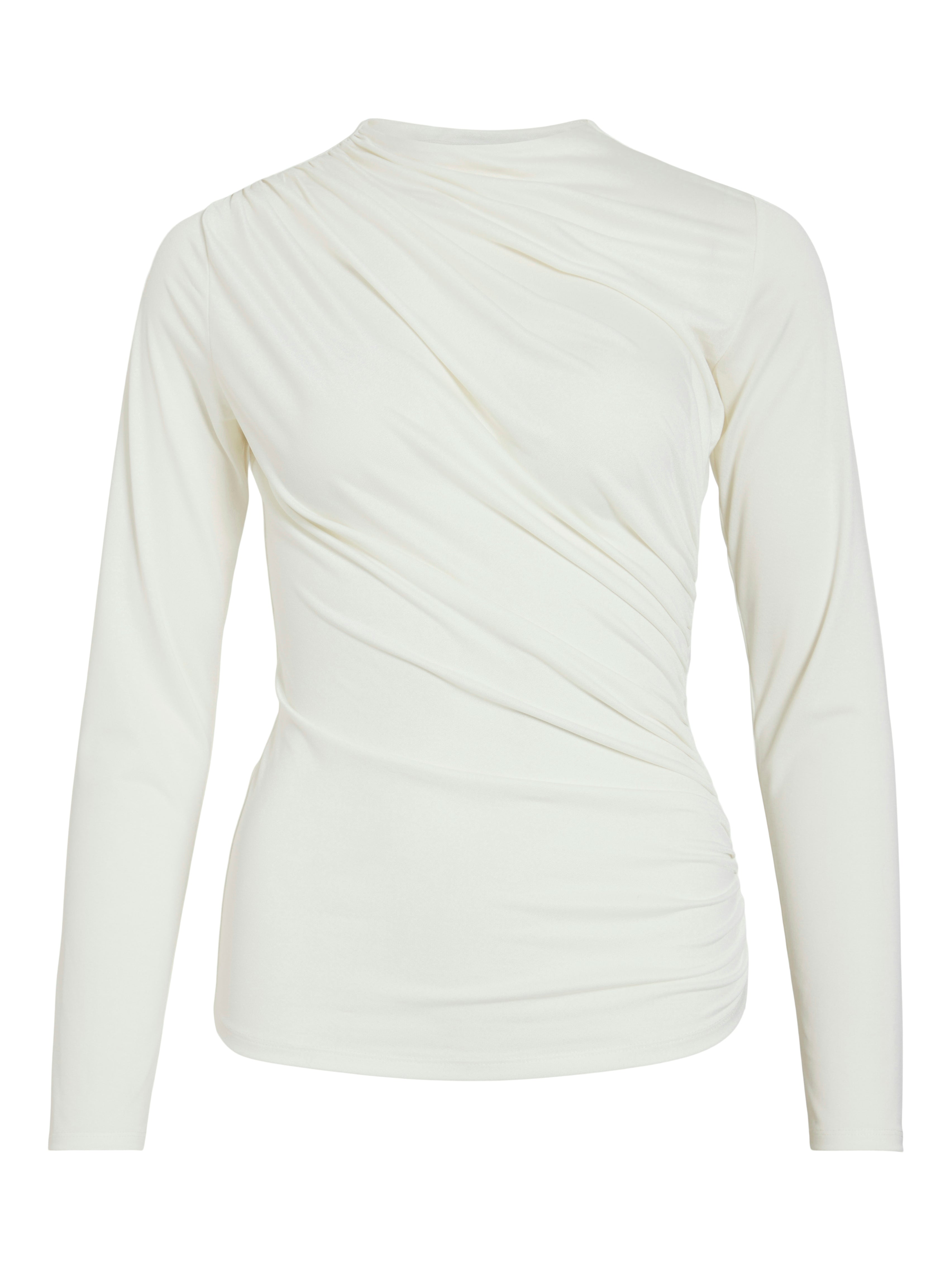 Zura Funnel Neck Top (Cloud Dancer)