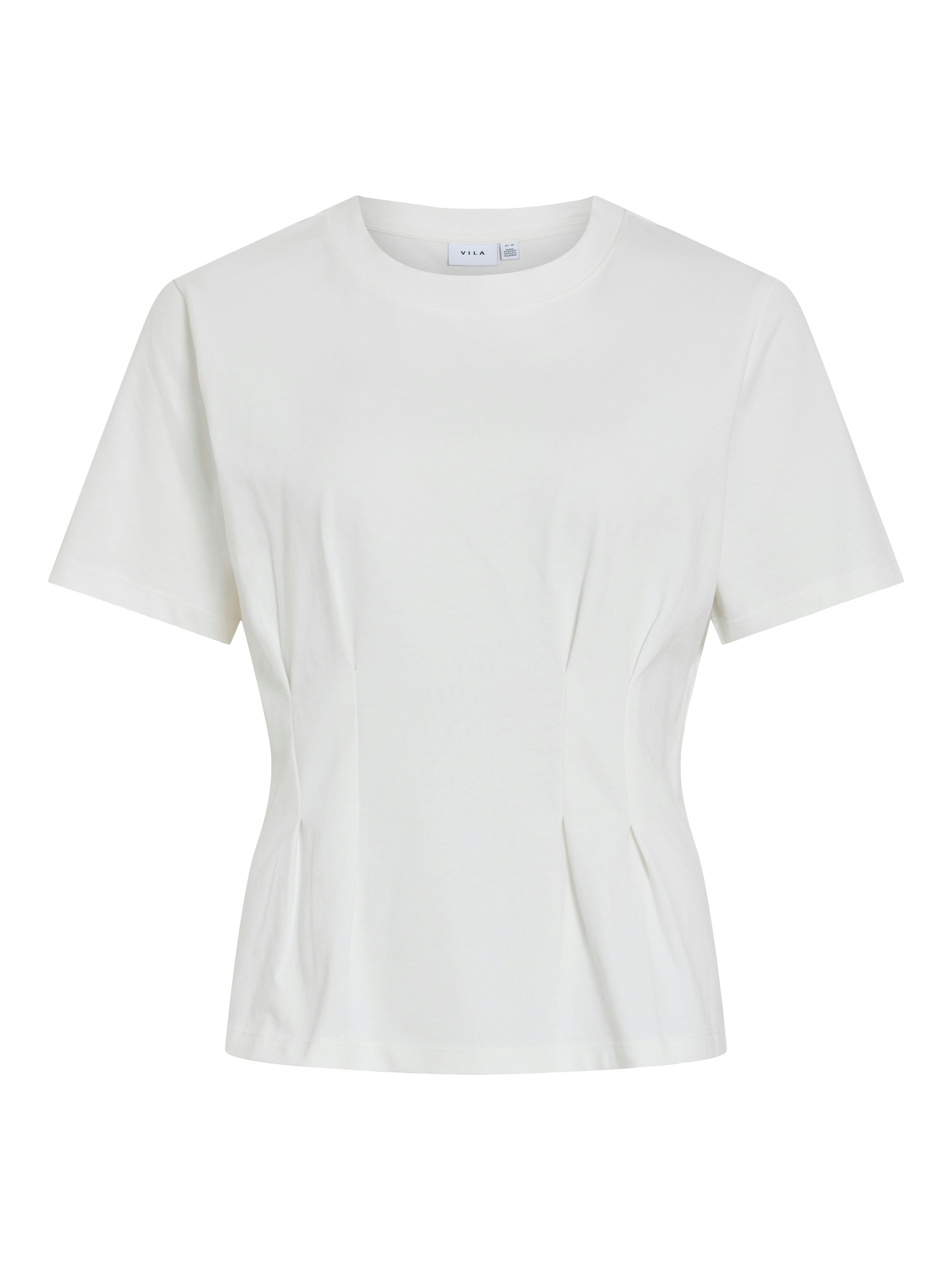 Maya Pleat T-Shirt (Snow White)