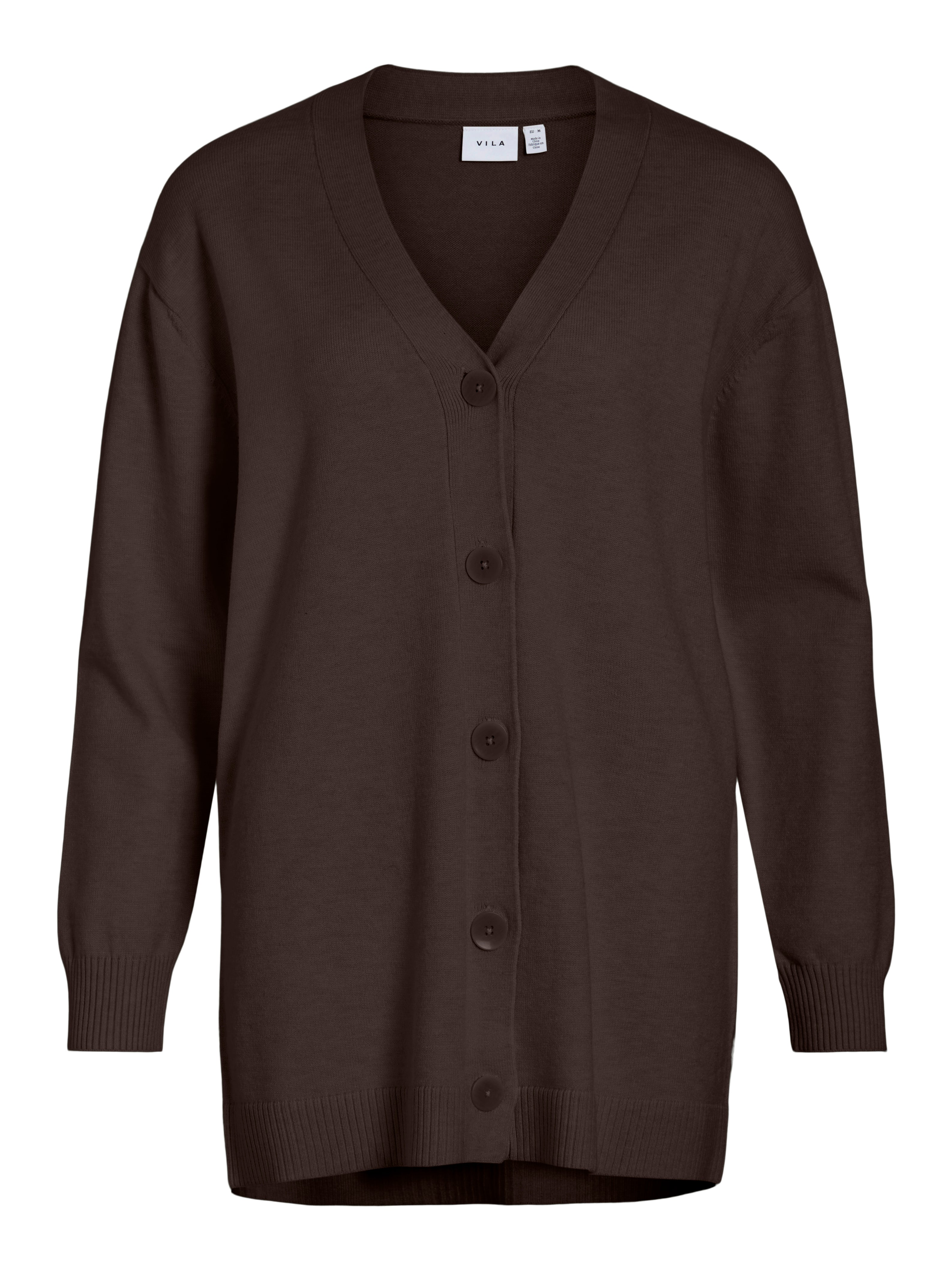 Piper Long Cardigan (Coffee Bean)