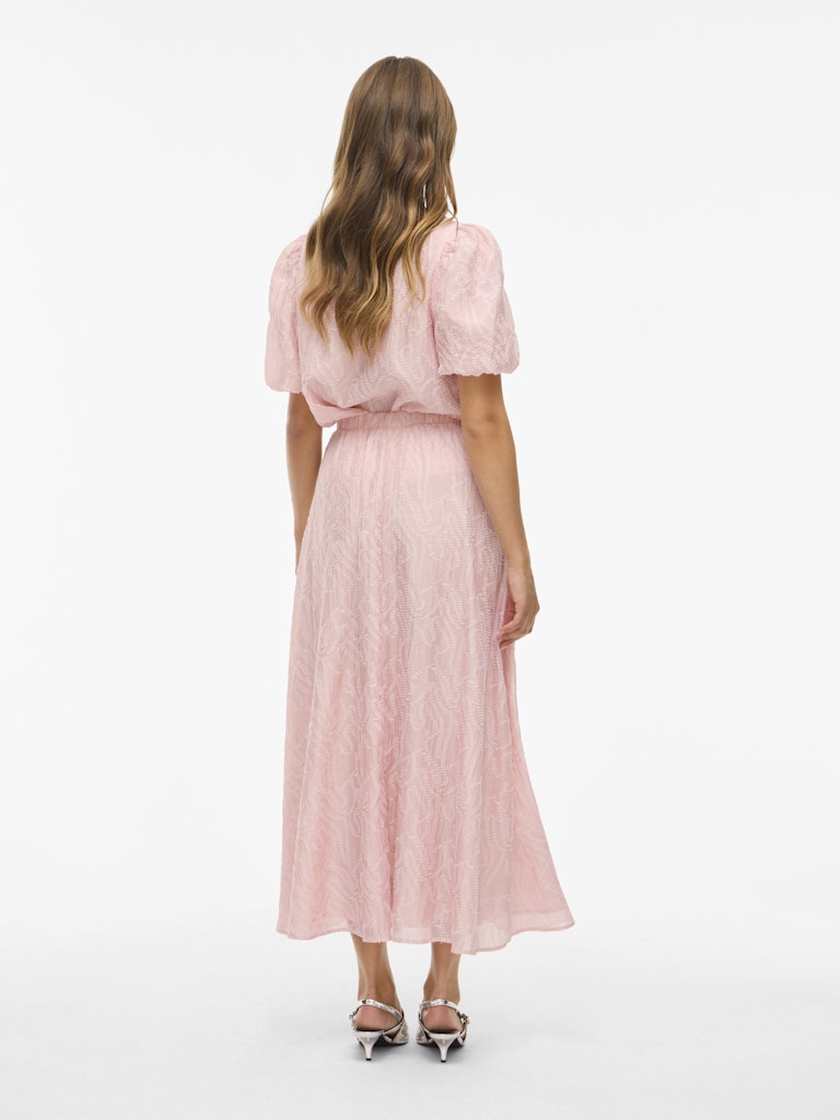 Rhona High Waist Ankle Skirt (Pink Nectar)
