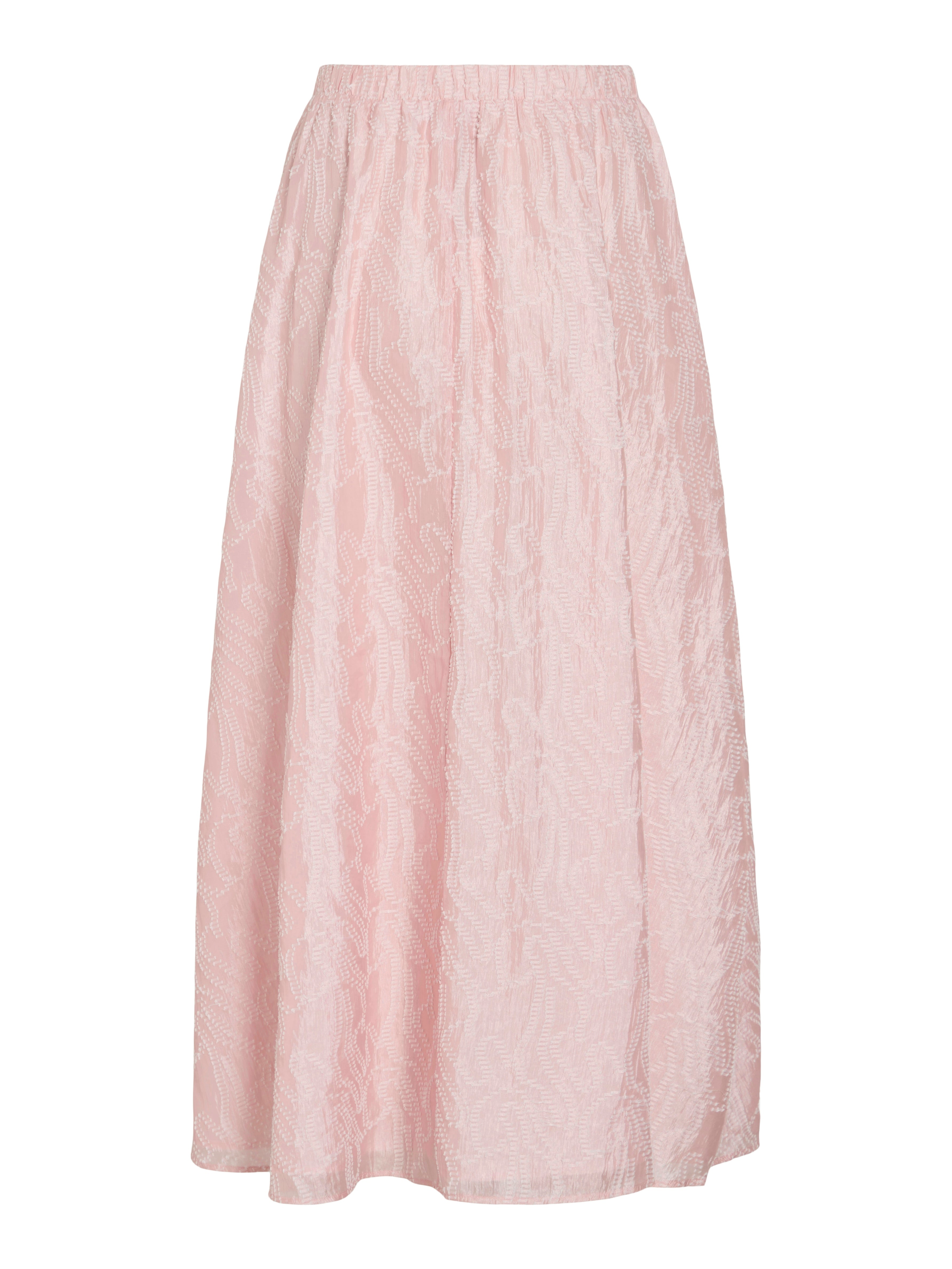 Rhona High Waist Ankle Skirt (Pink Nectar)