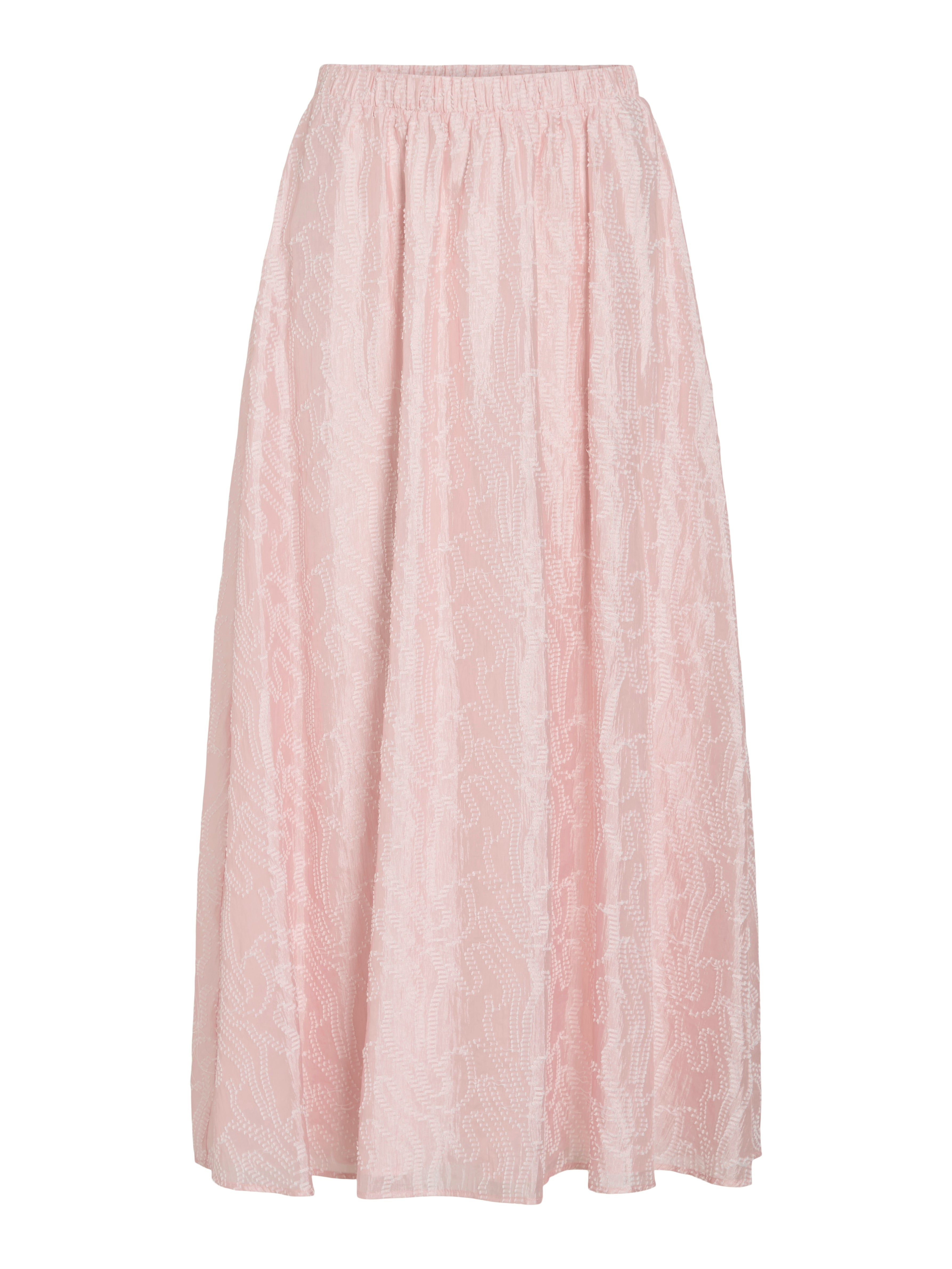 Rhona High Waist Ankle Skirt (Pink Nectar)