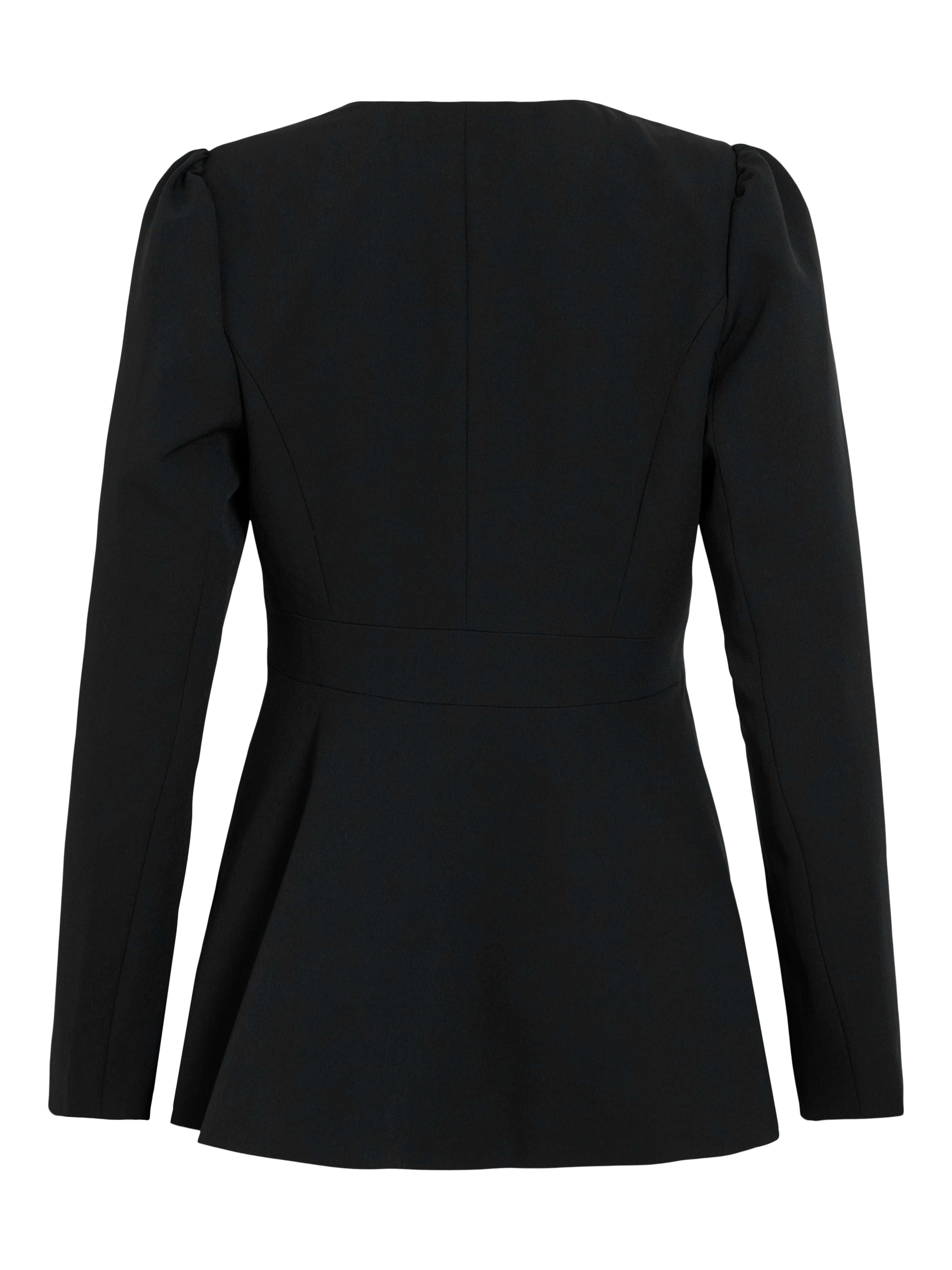 Rachel Cinched Waist Blazer (Black)