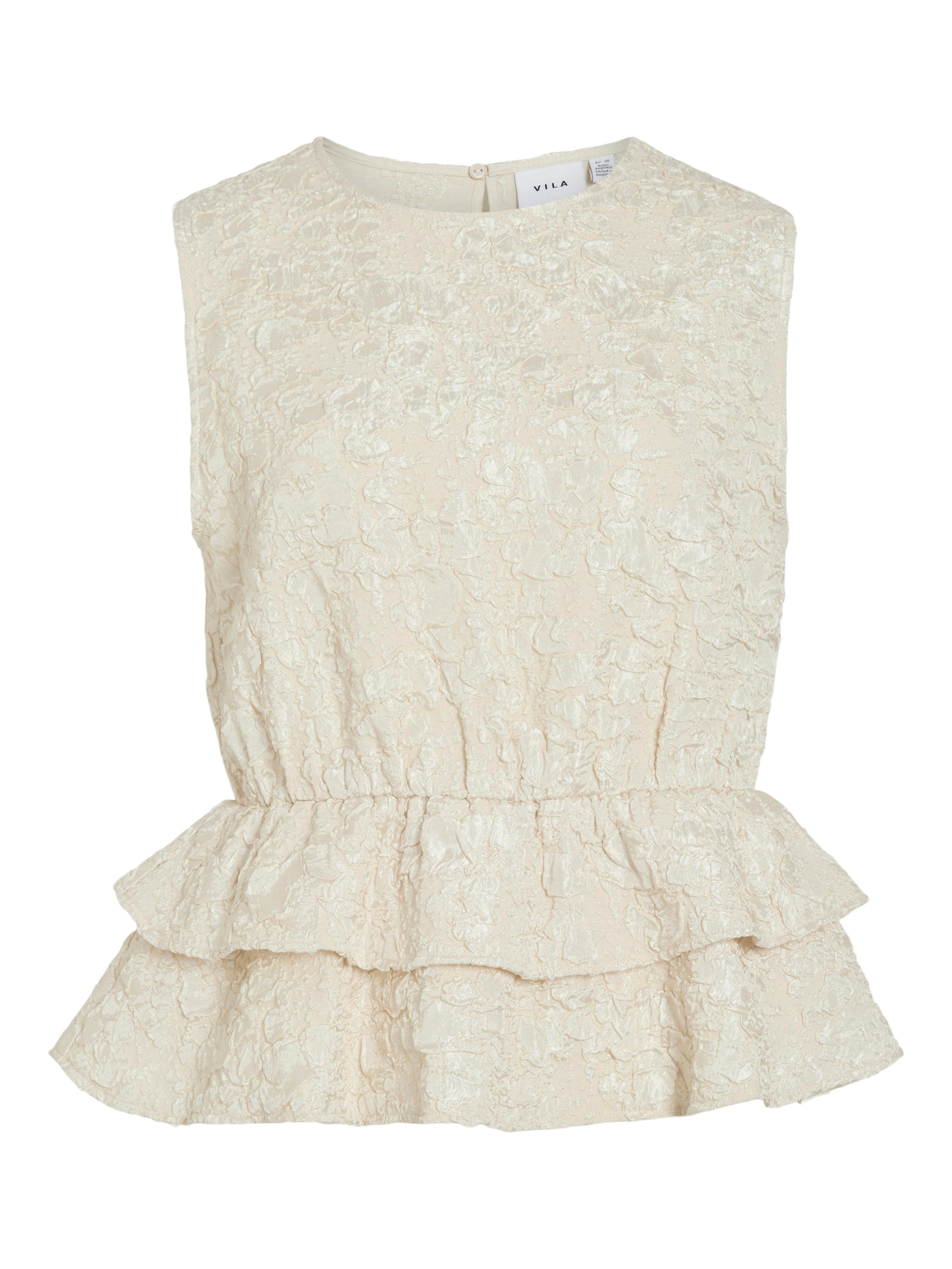 Fiona Sleeveless Top (Birch)