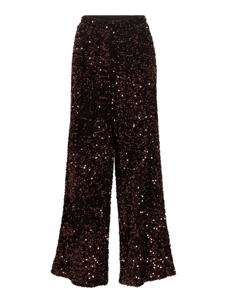 Lorna Sequin Pants (Coffee Bean)
