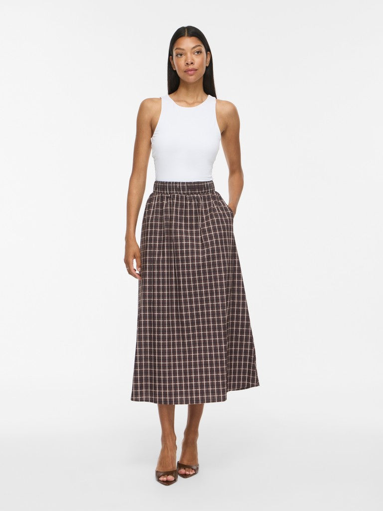 Claudia Maxi Skirt (Coffee Bean)