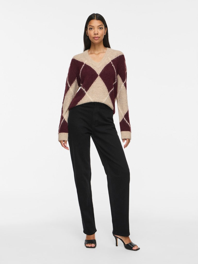 Libby Knit Jumper (Natural Melange/Port Royale)