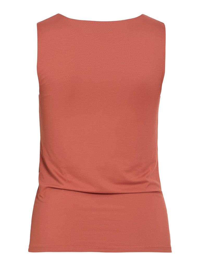 Kennza O-Neck Tank Top (Marsala)