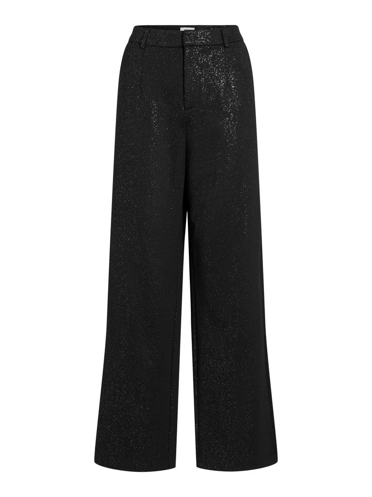Lois Glitter Pants (Black Beauty/Sliver Glitter)