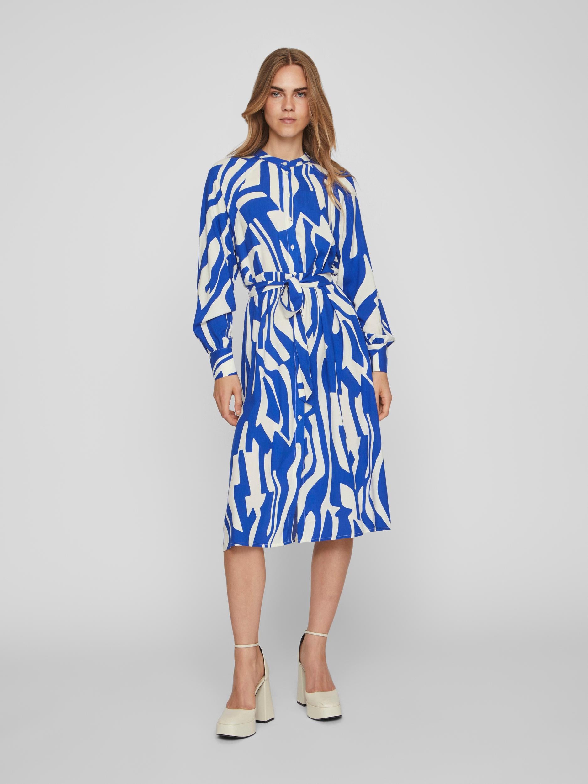 LUPA L/S DRESS(BLUE/WHITE) | Love cherish | Dress LUPA L/S DRESS(BLUE/WHITE) | Love cherish | Dress