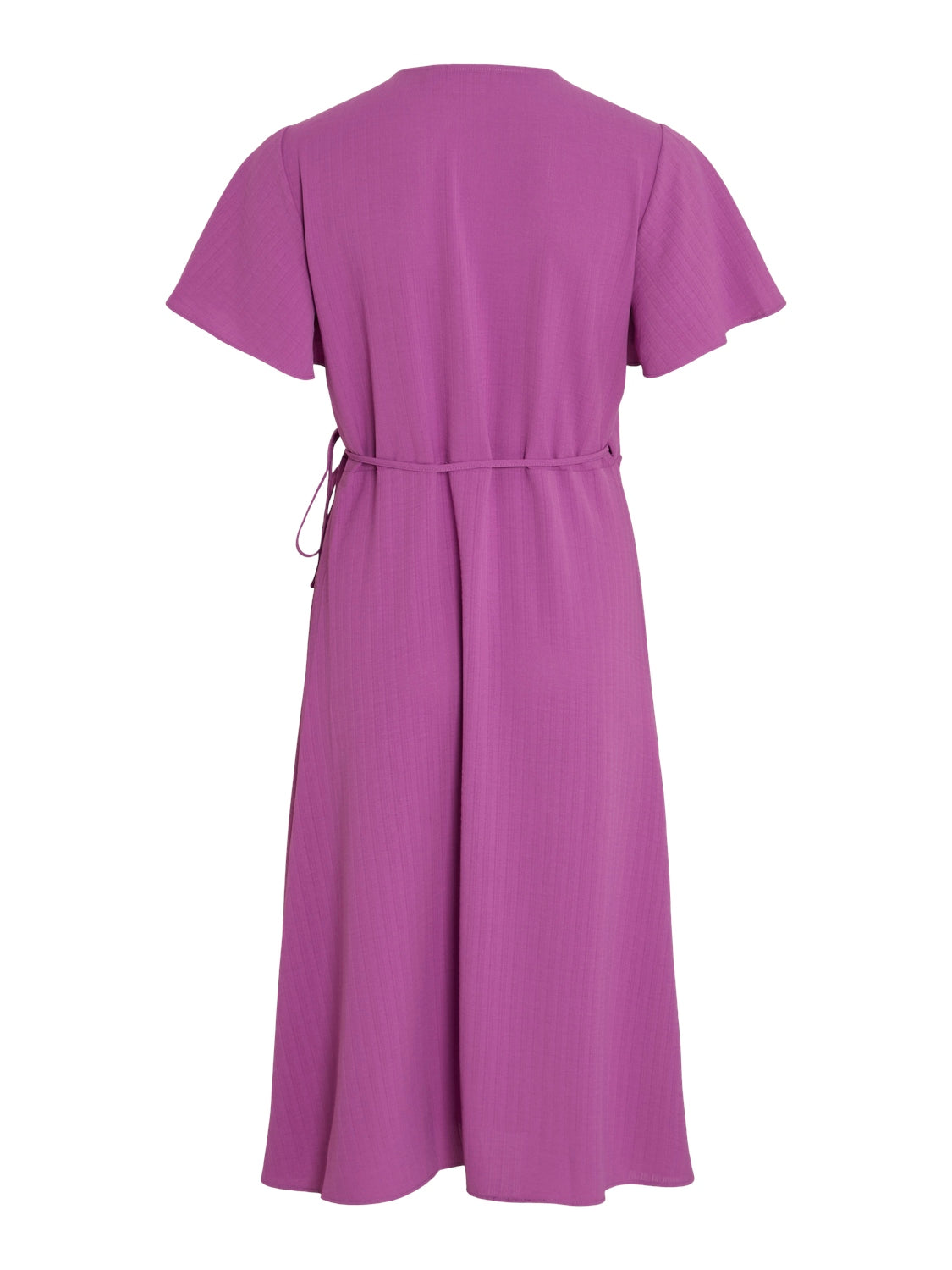 Lovie Wrap Midi Dress (Cattleya Orchid)