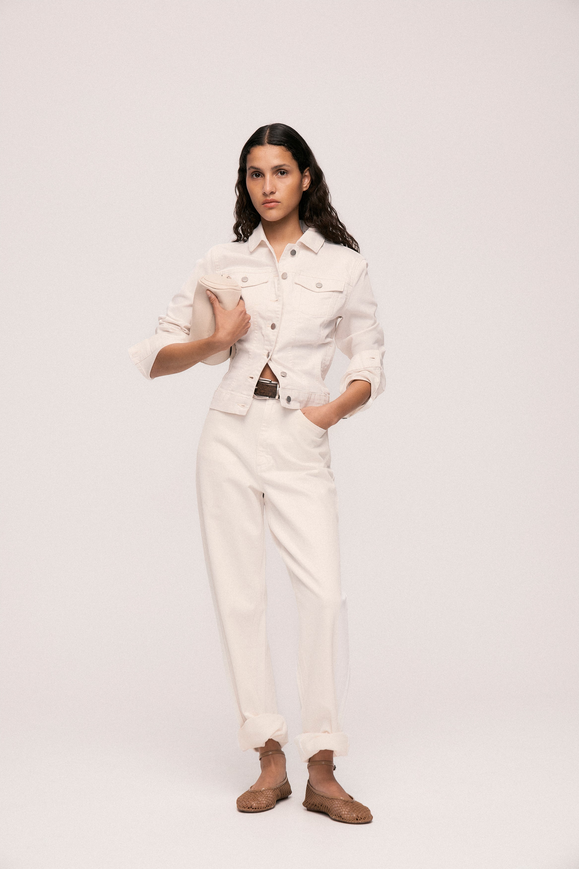 Kelly High Waist Jeans (Cloud Dancer)