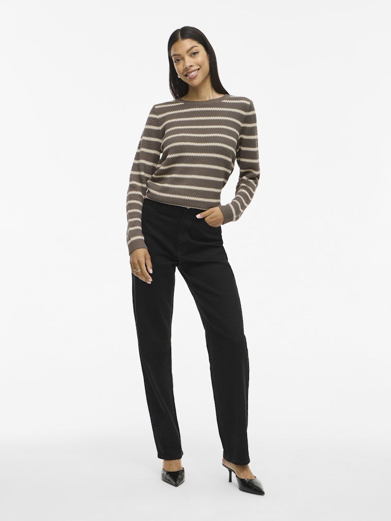 Dalo Stripe Jumper (Falcon/Sandshell)