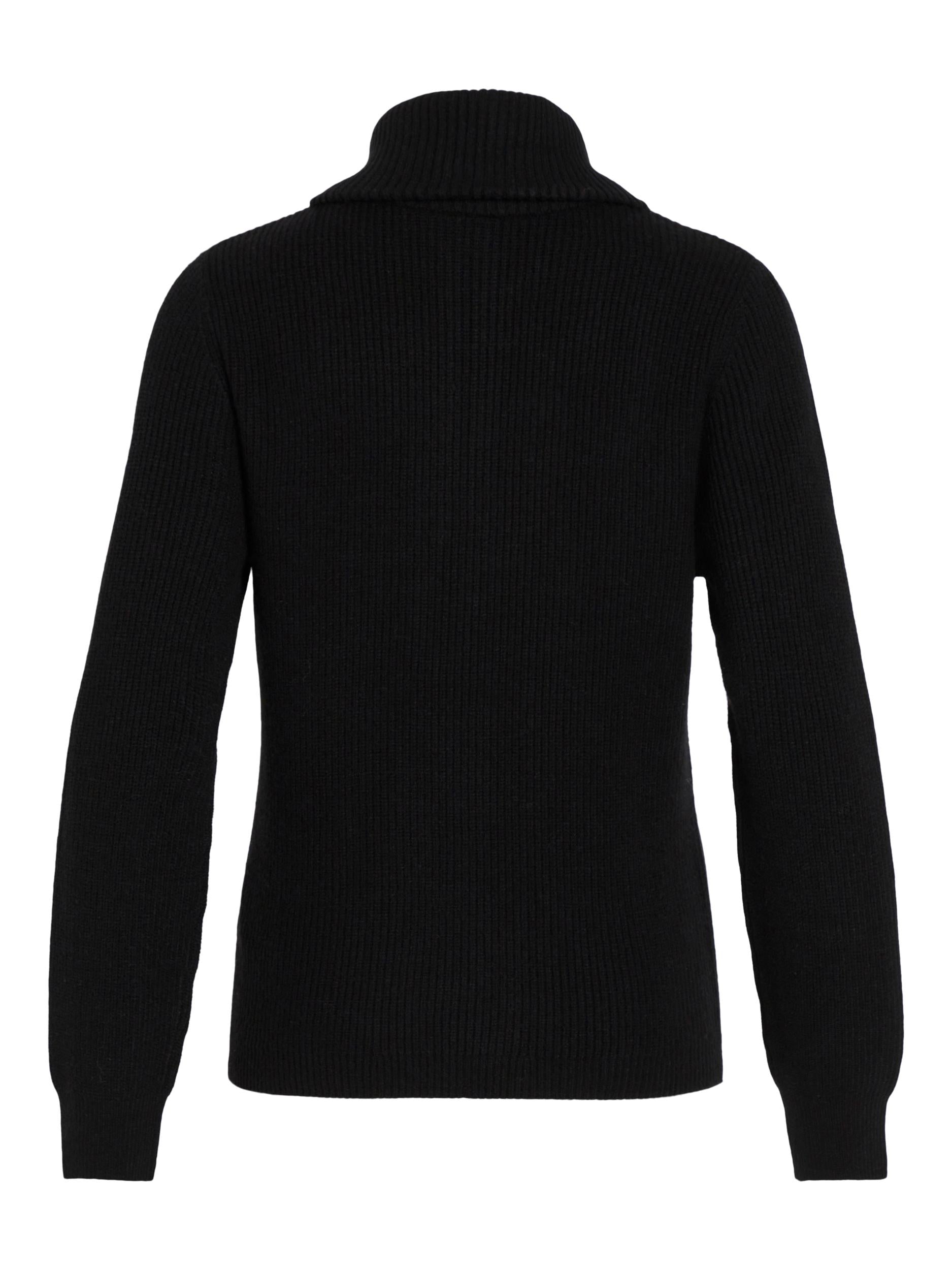 VERONICA ZIP JUMPER (BLACK)