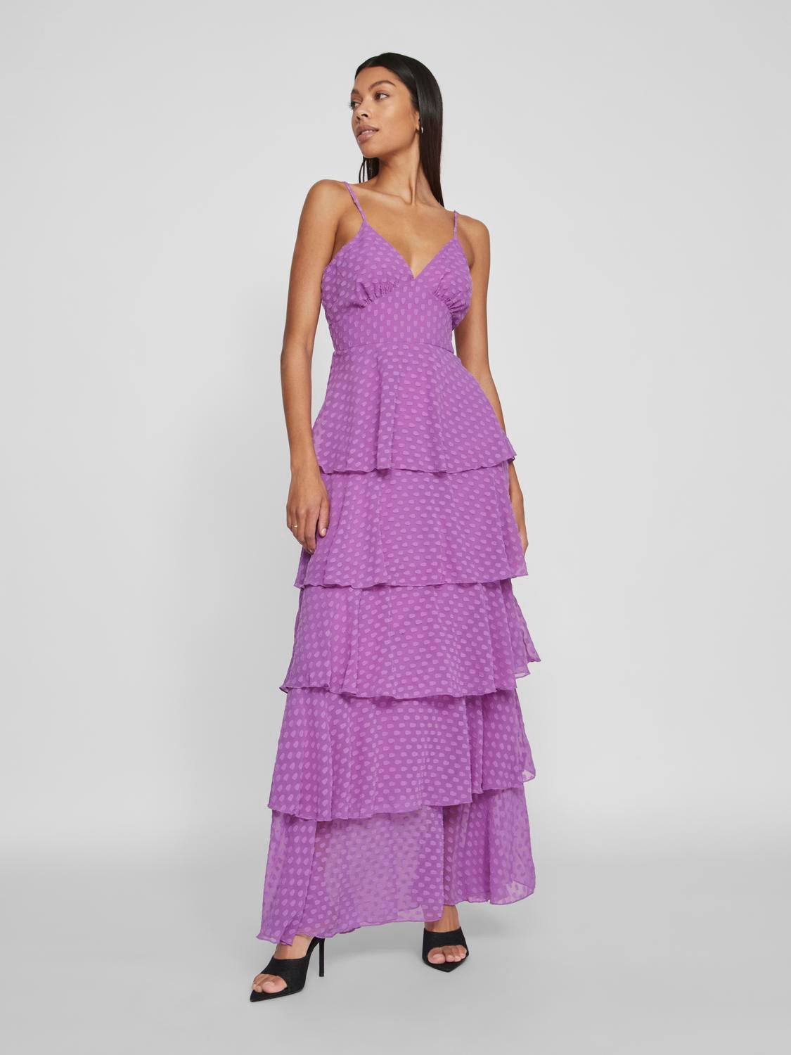 Vika Maxi Flounce Dress (Dewberry) | Love Cherish | Dress Vika Maxi Flounce Dress (Dewberry) | Love Cherish | Dress