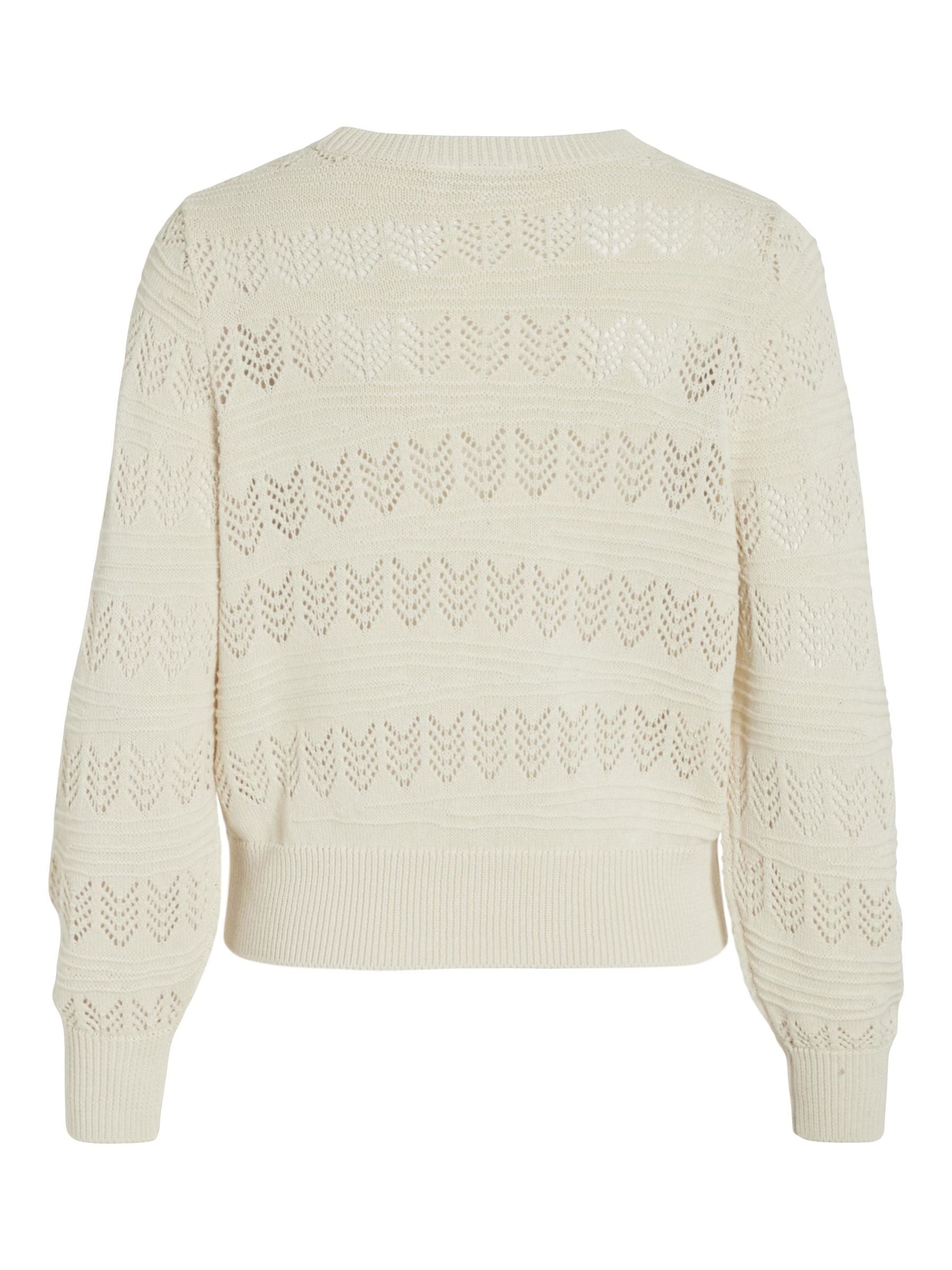 Cathy Pointelle Knit Top (Birch)