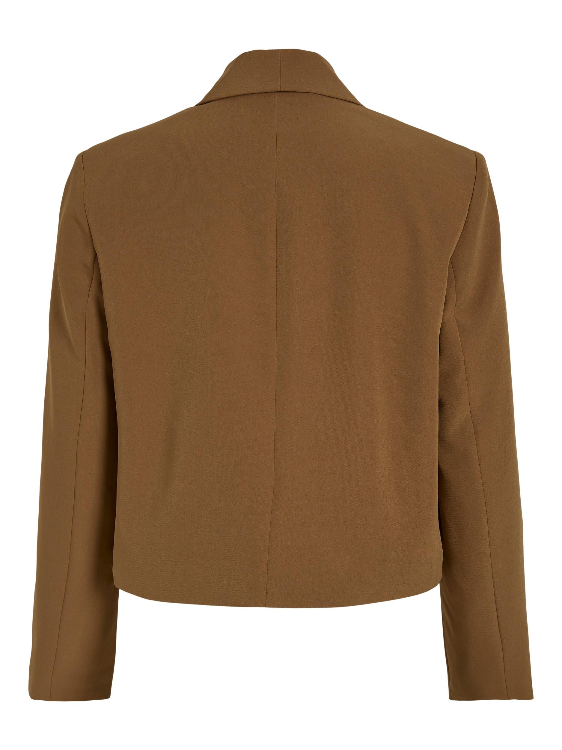 June Short Blazer (Ermine Brown)