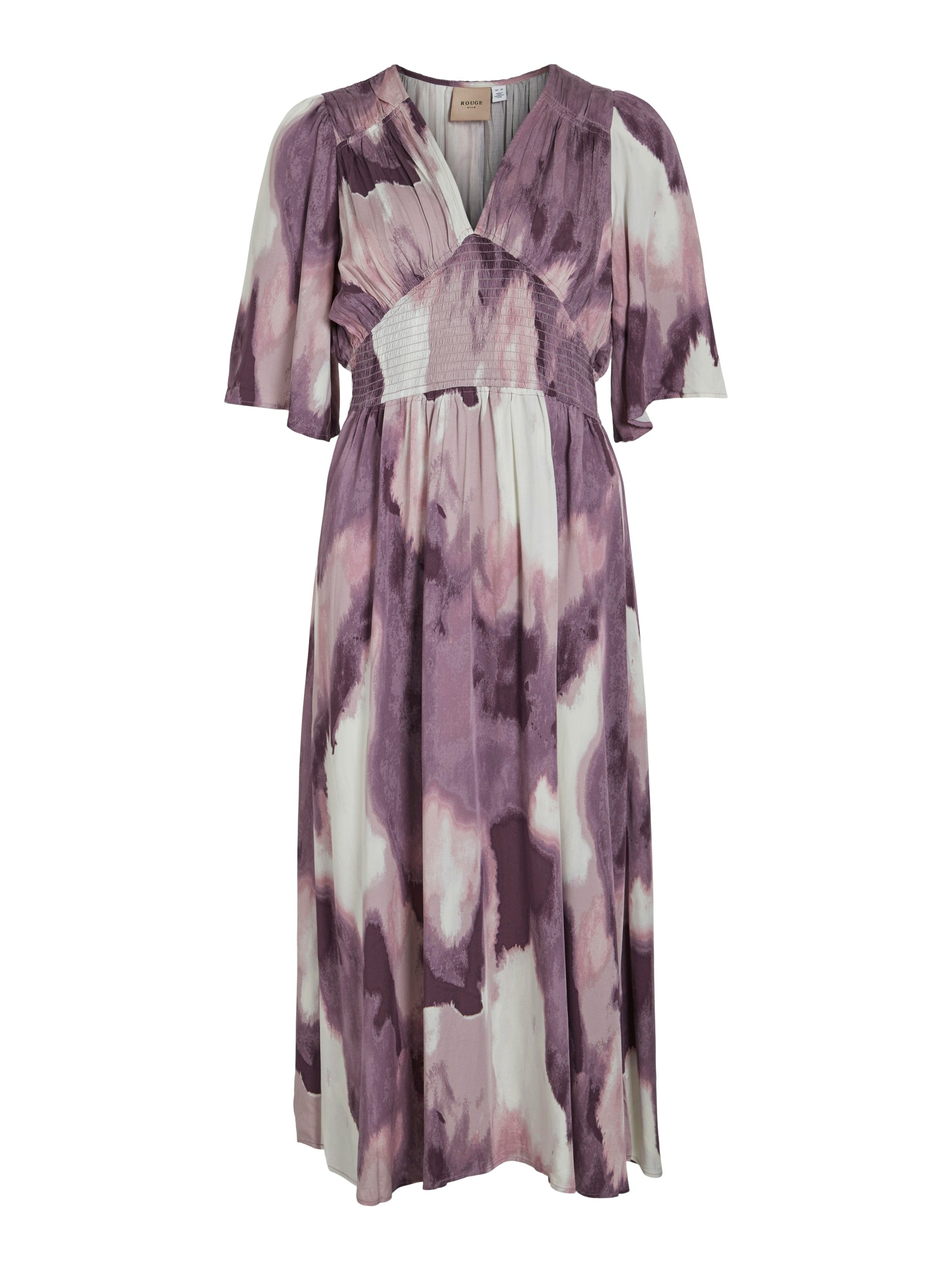 Romy Long Sleeve Midi Dress (Birch/Nirvana)