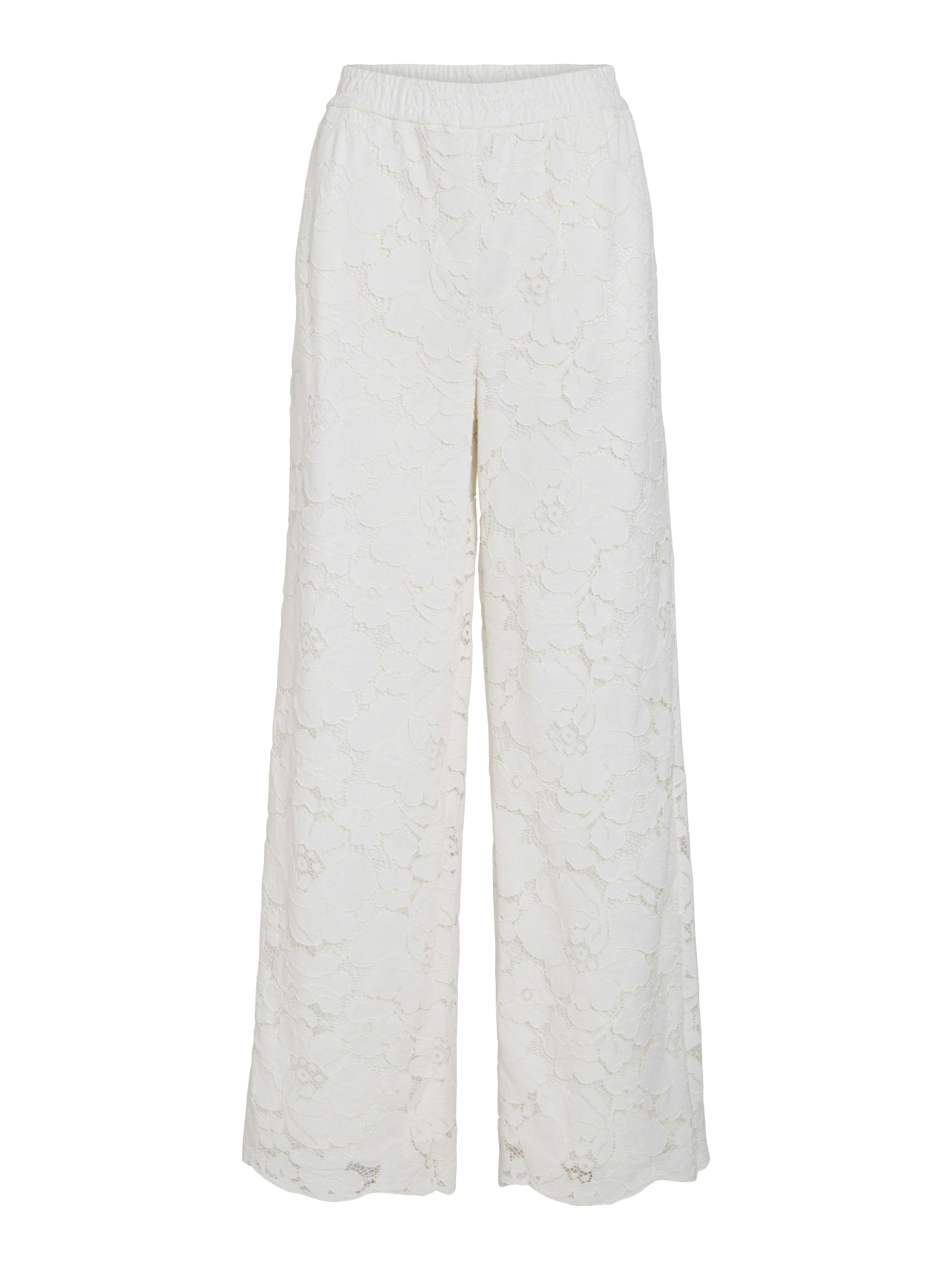 Ceren Lace Pants (Cloud Dancer)