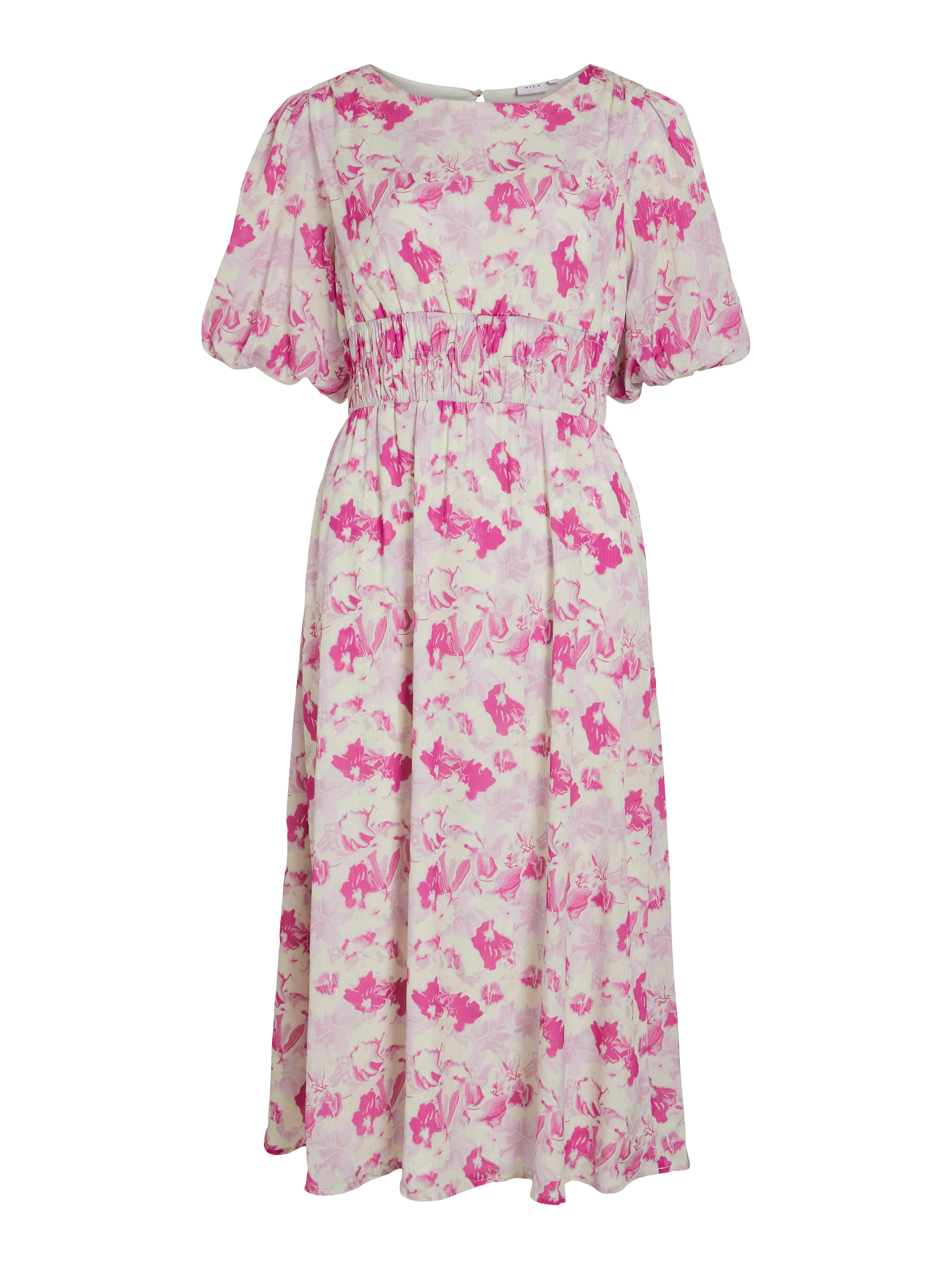 Veda Midi Dress (Raspberry Rose)