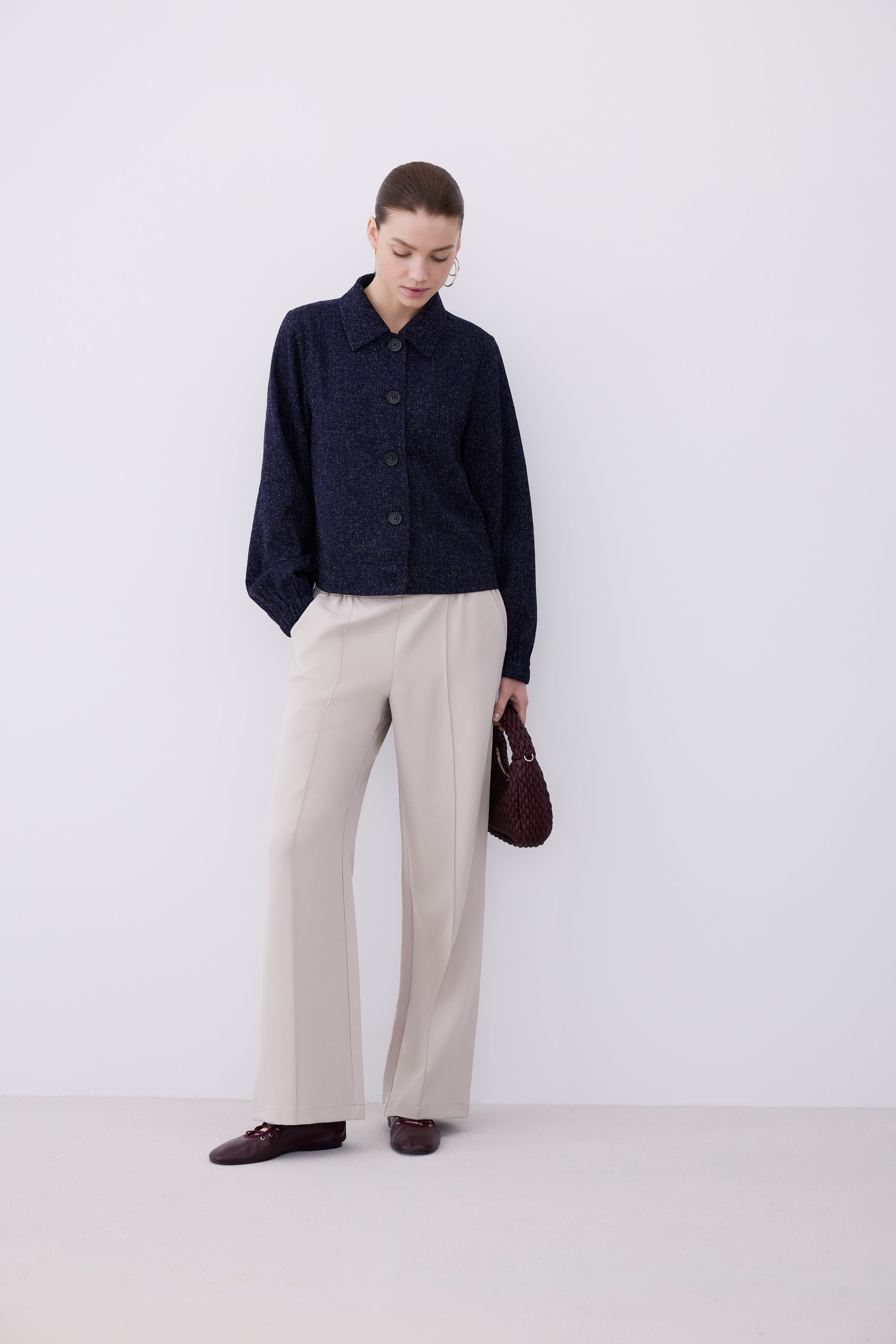 Fia Wide Leg Pants (Feather Grey)