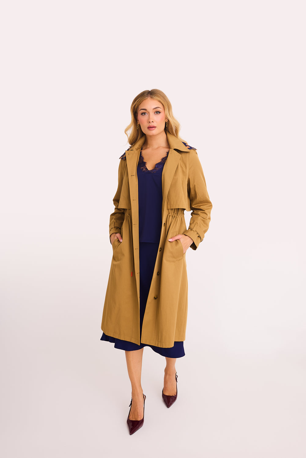 Adorn Trench Coat (Camel)