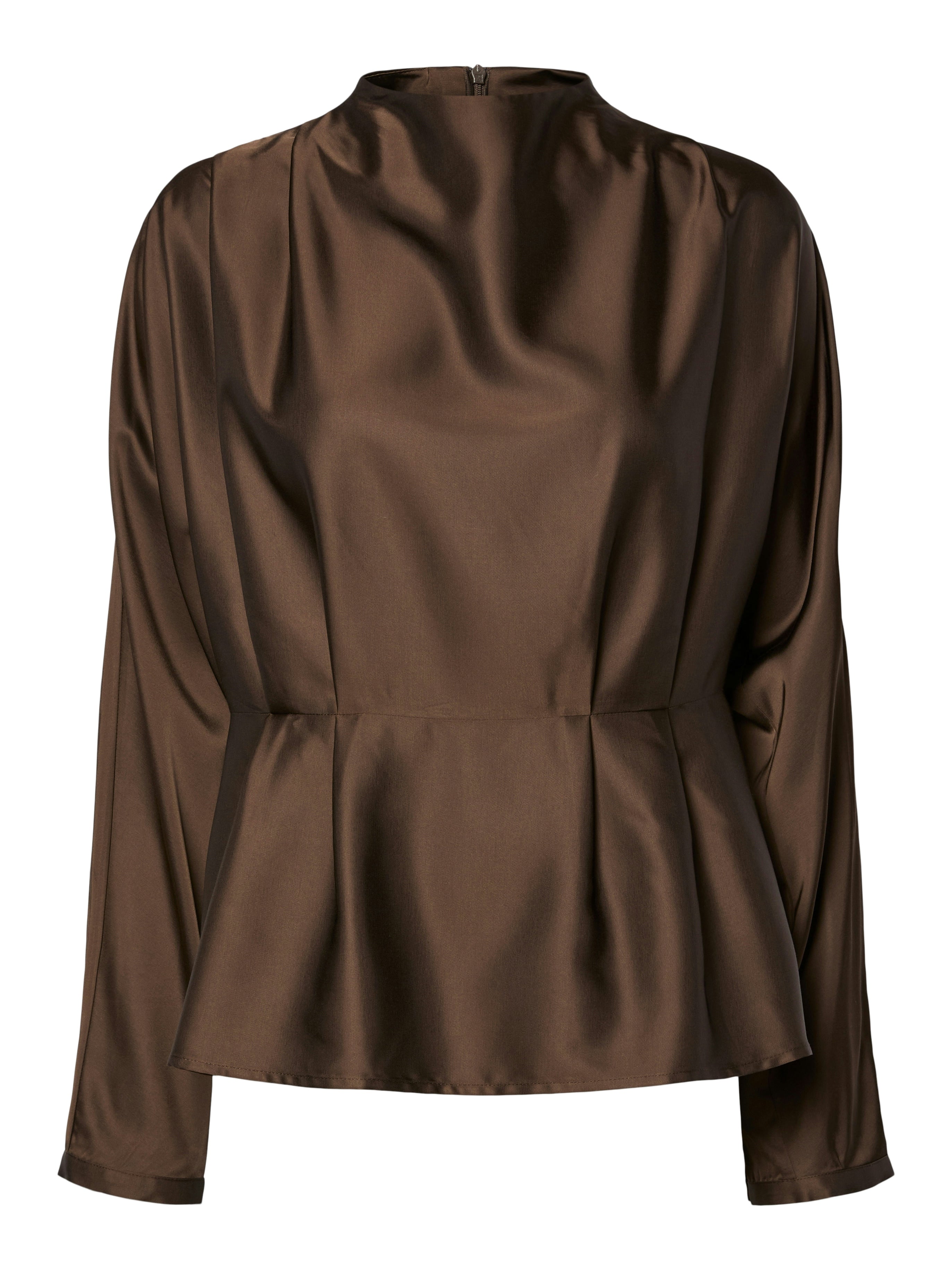 Yera Long Sleeve Top (Chocolate Brown)
