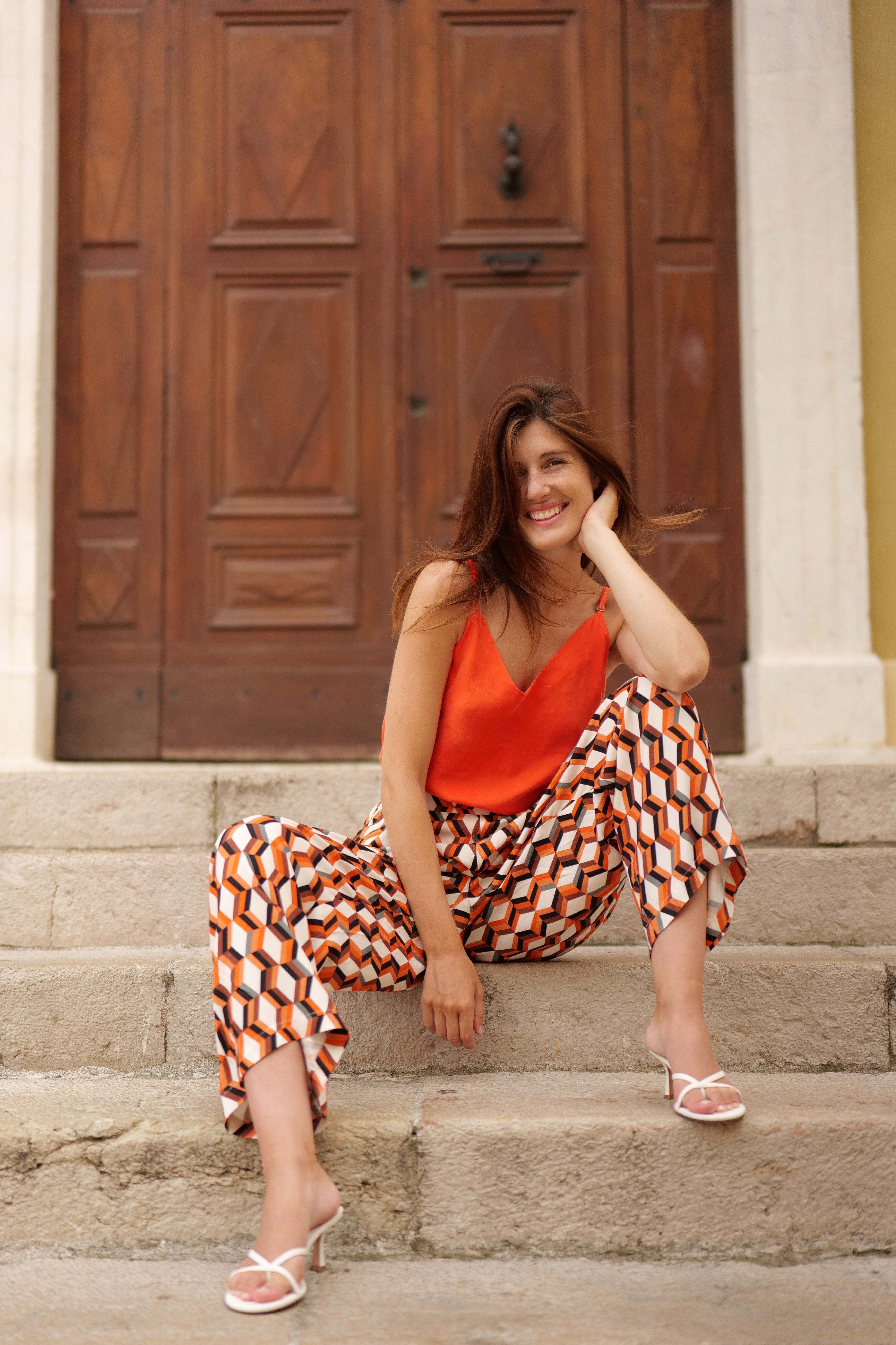 CLARA CAMI TOP (ORANGE)