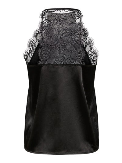 LUA LACE SINGLET (BLACK)