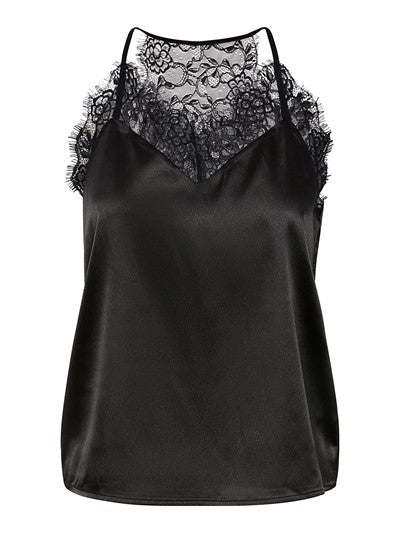 LUA LACE SINGLET (BLACK)