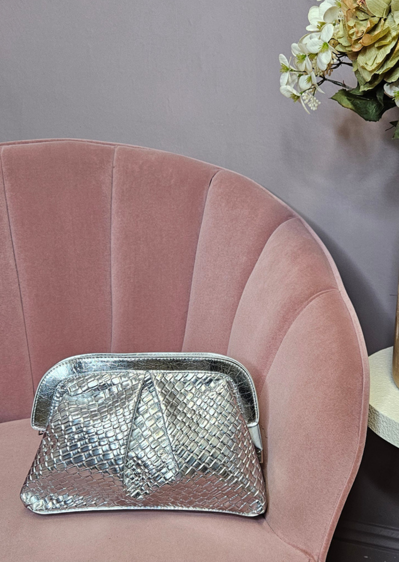 Felicity Handbag (Silver)