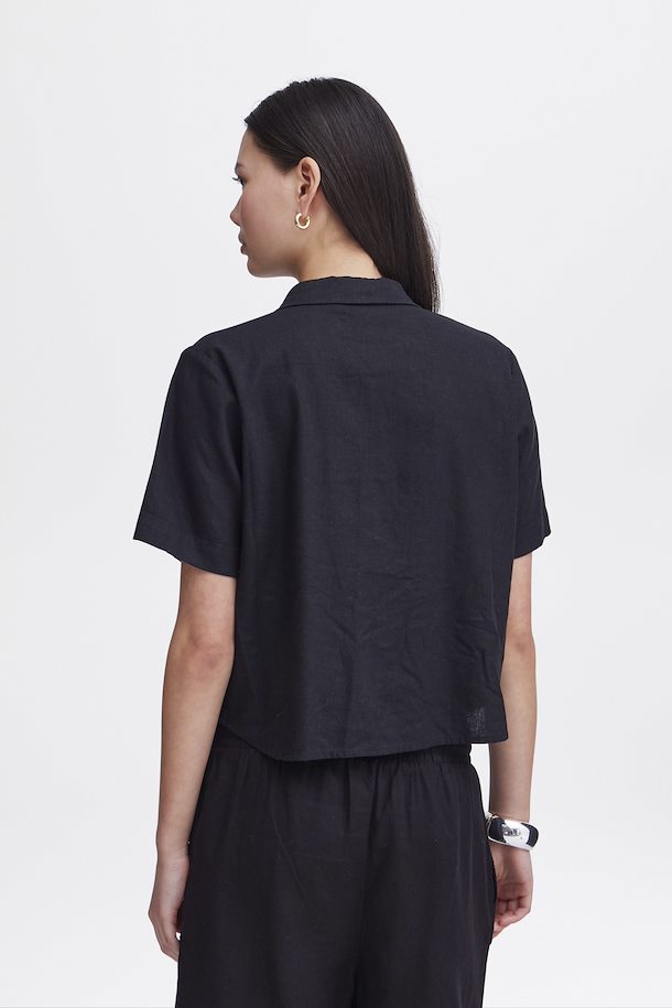 LINO SHORT SLEEVE SHIRT (BLACK)