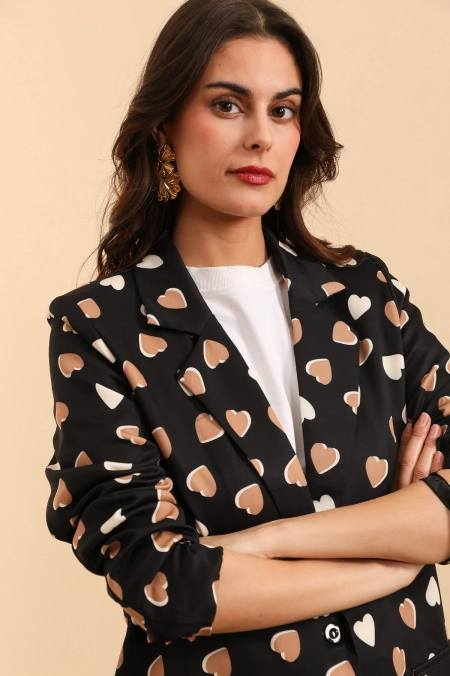 Monica "Hearts" Blazer (Black)