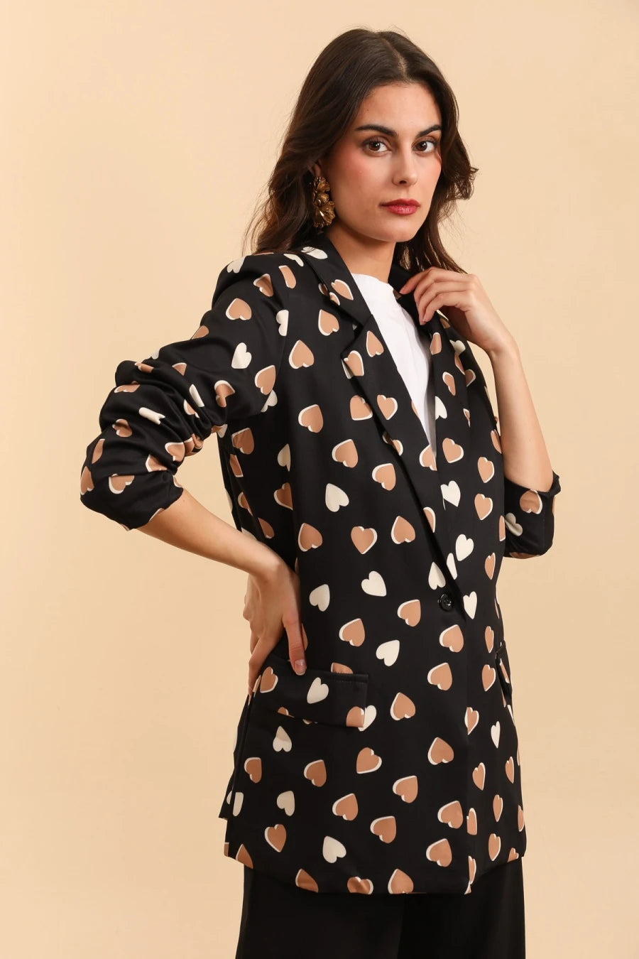 Monica "Hearts" Blazer (Black)