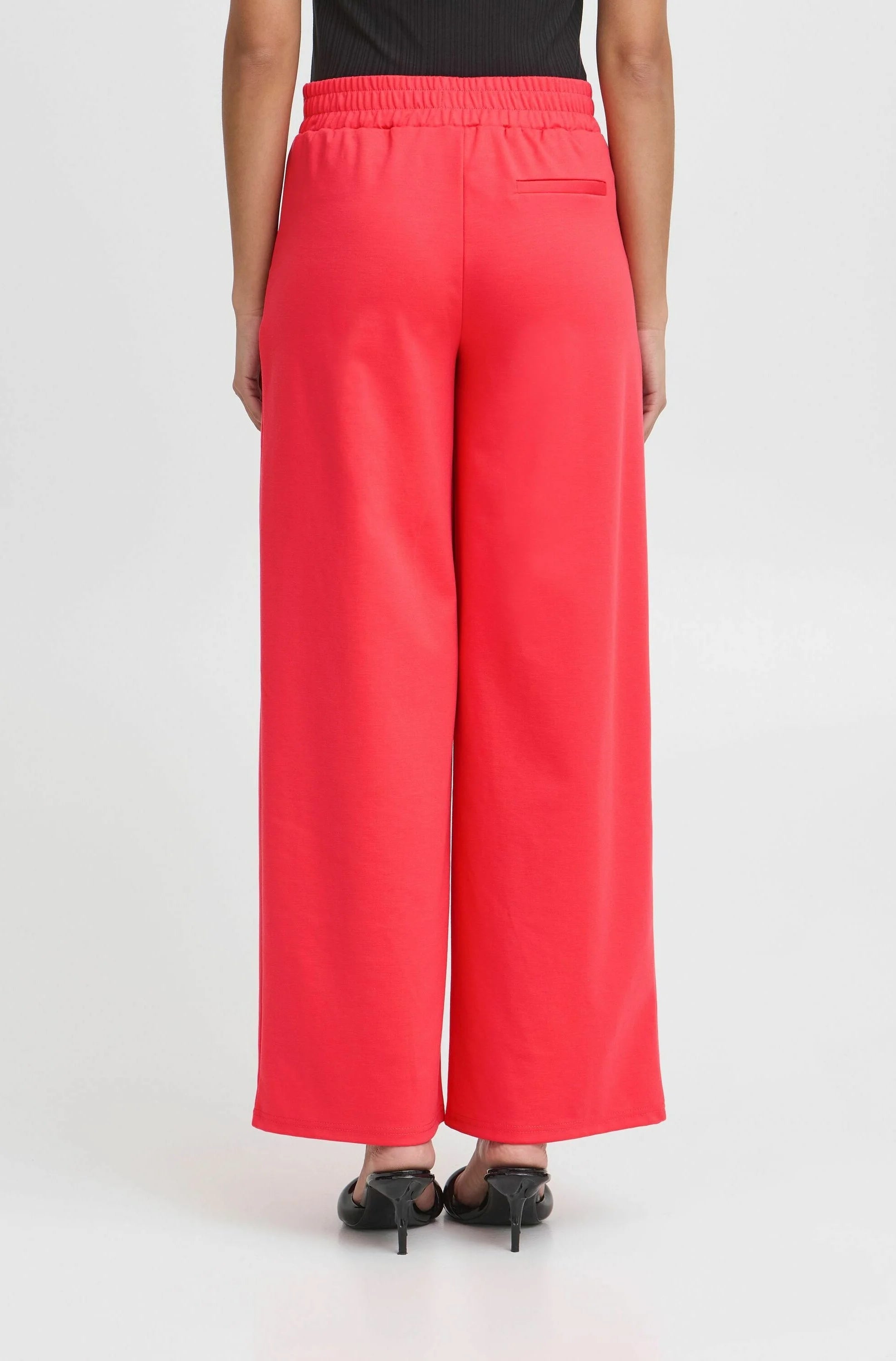 Kate Cropped Wide Leg Pants (Geranium)