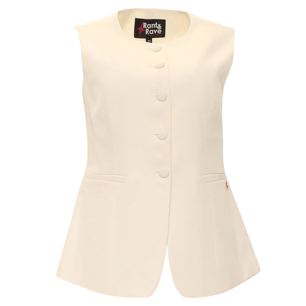 The Melody Waistcoat (Off White)