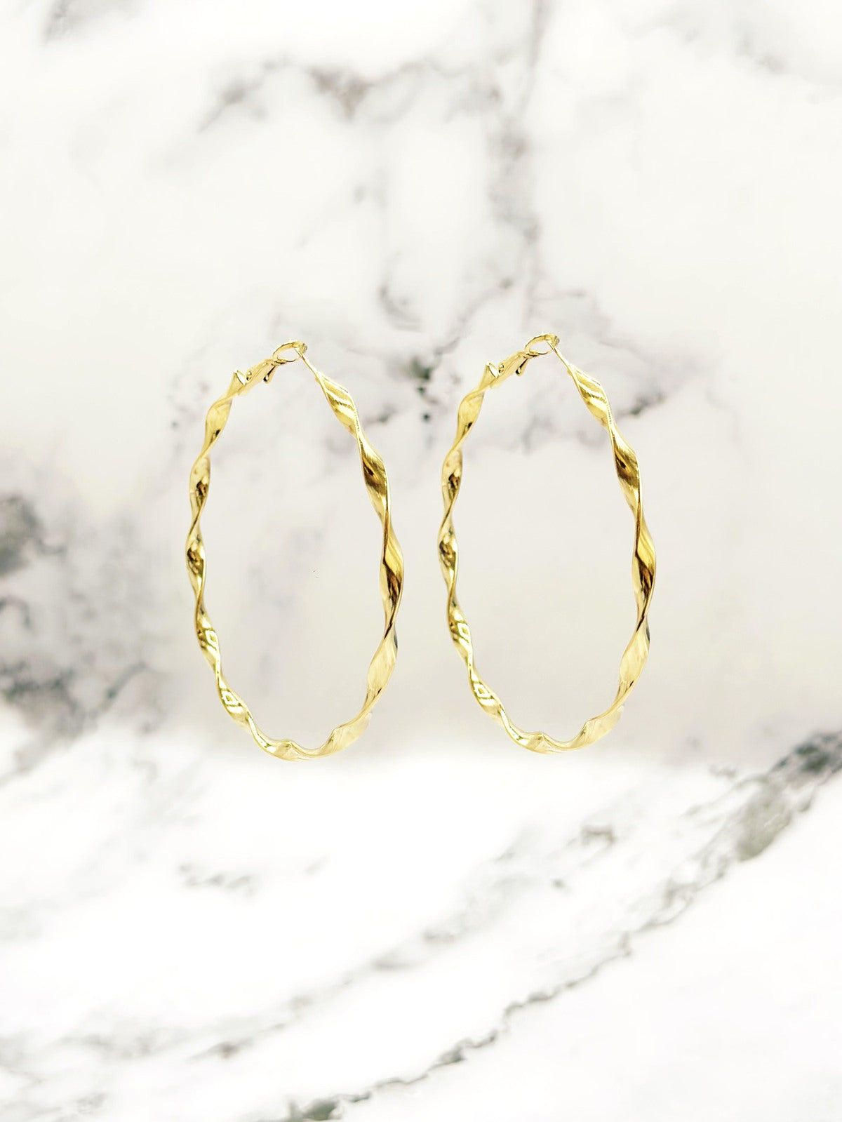 Tina Hoops (Gold)