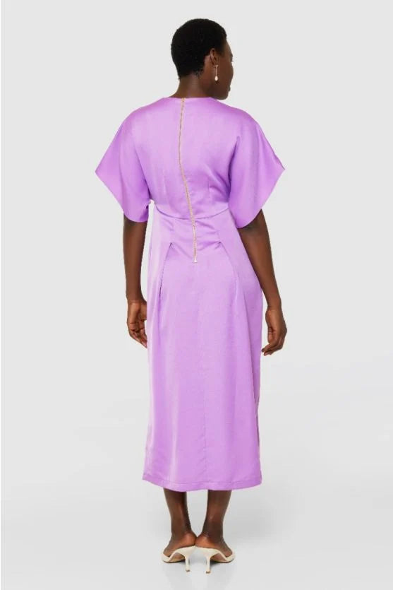 Eve Kimono A-Line Dress (Lilac)