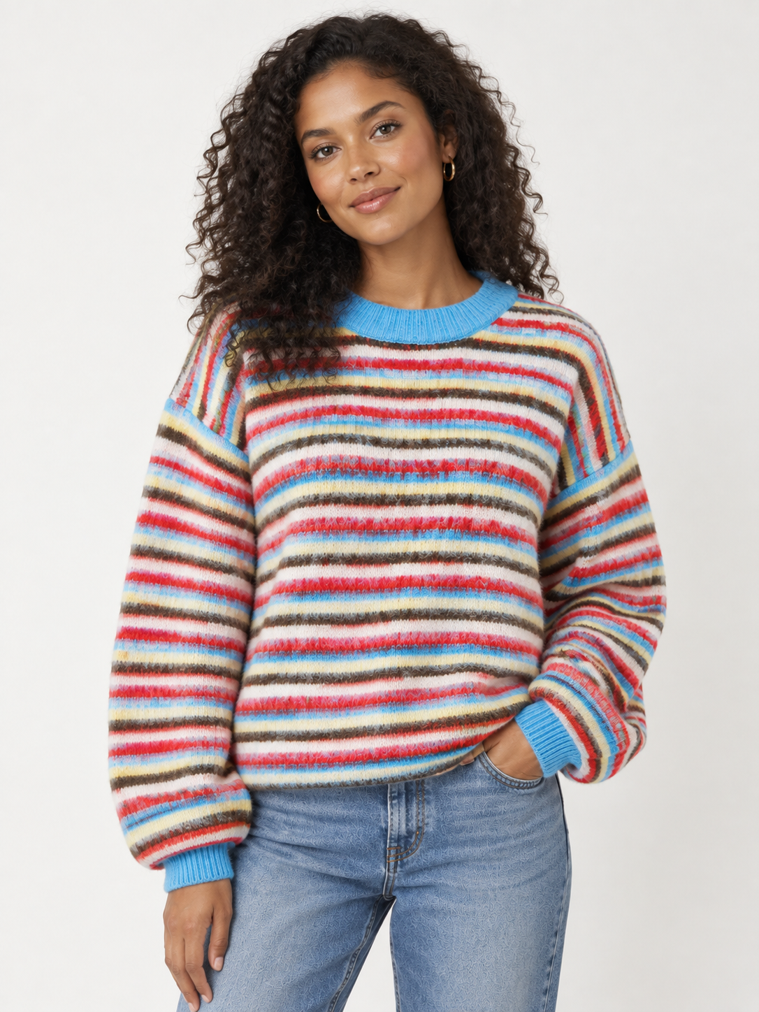 Ida Jumper (Azure Blue/Multi)