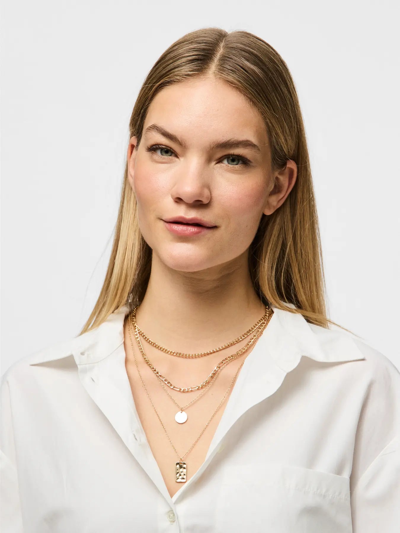 Kiara Combi Necklace (Gold)