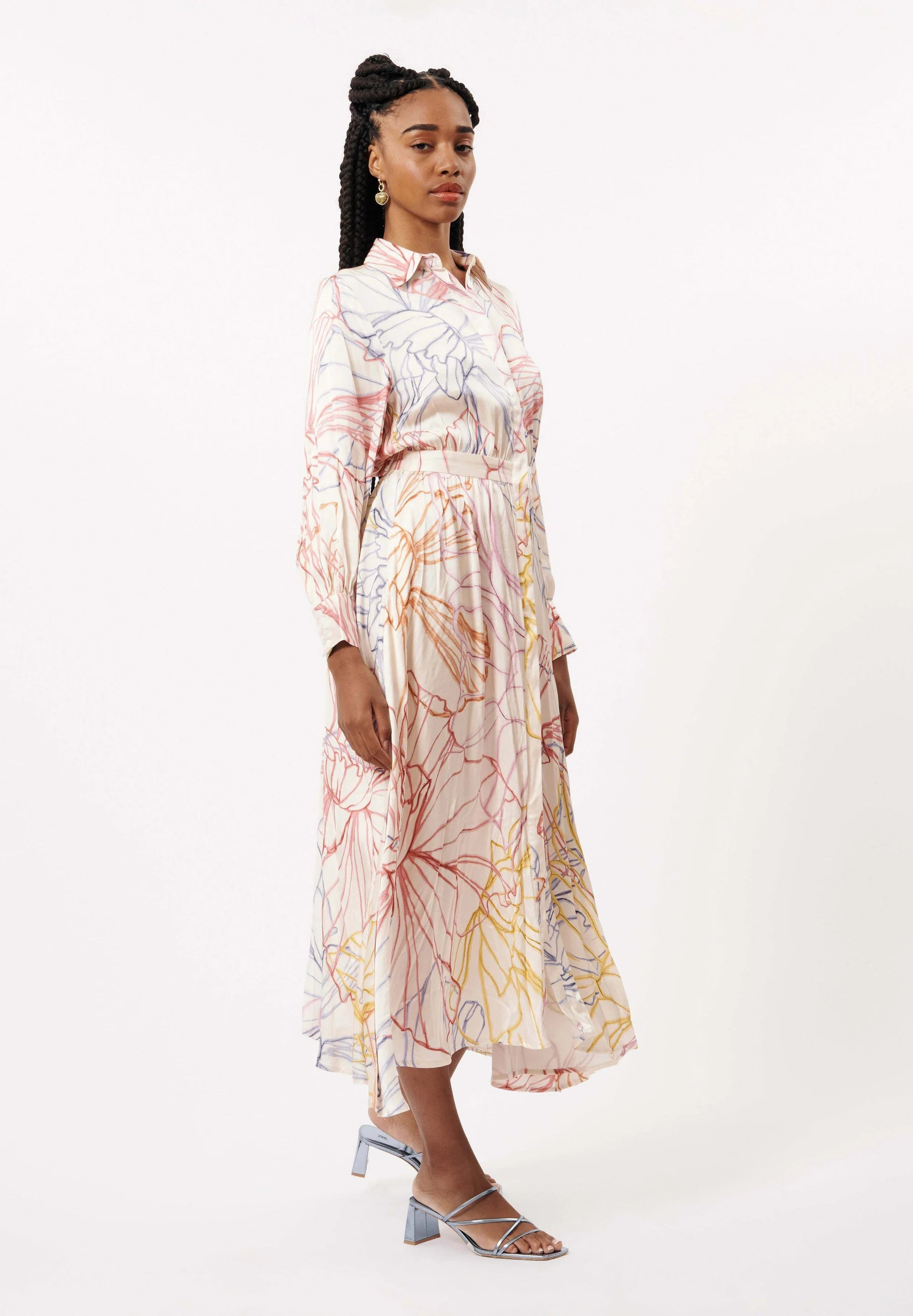 Amanda Shirt Dress (Pastel Sketch)