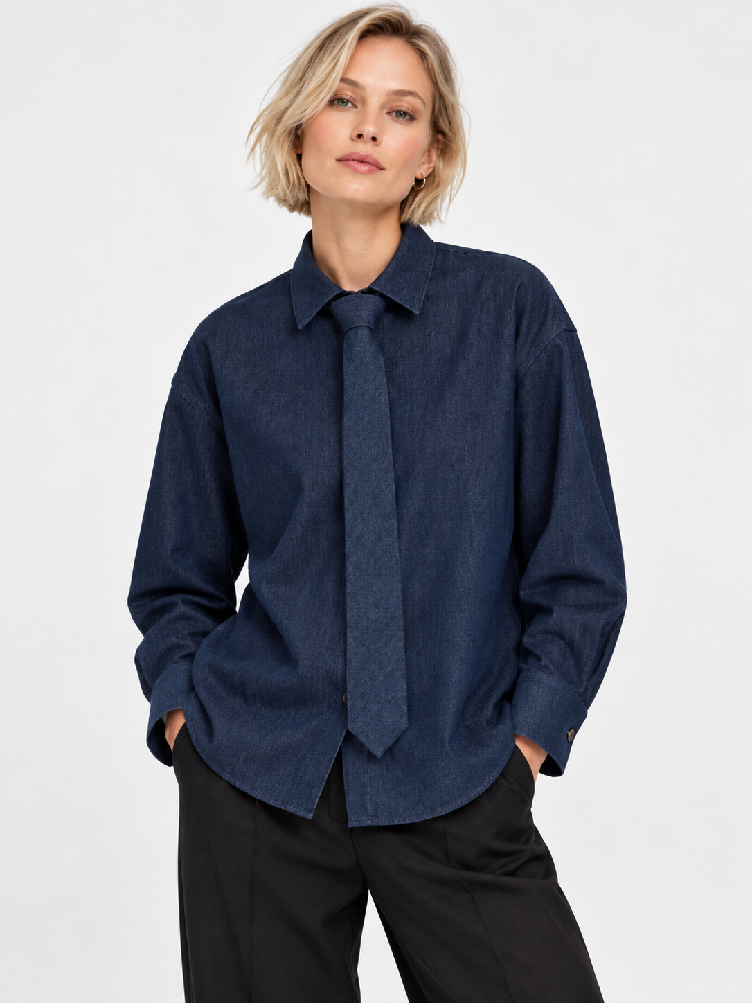 Raylo Shirt (Dark Blue Denim)